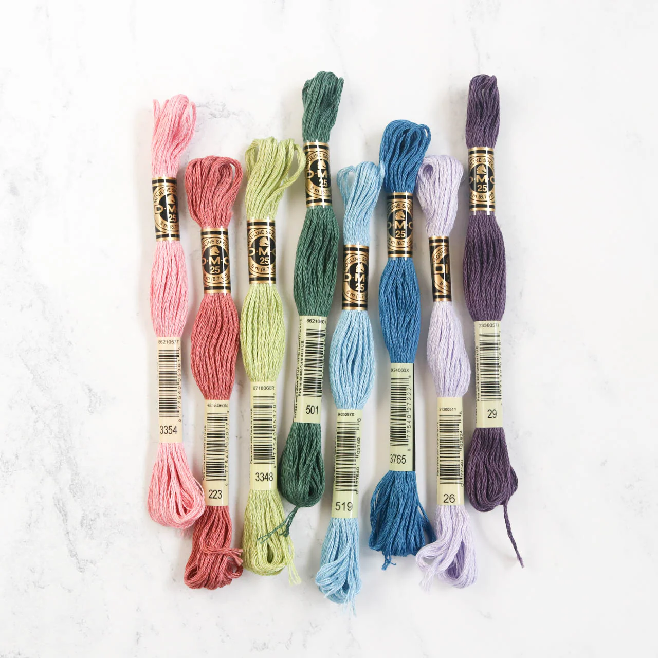 DMC Embroidery Floss Color Palette - Moody Succulent - Image 4