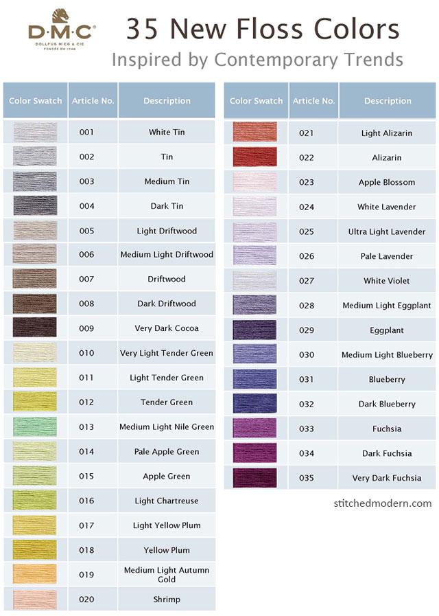 DMC Embroidery Floss Collection - 35 New Colors - Image 3