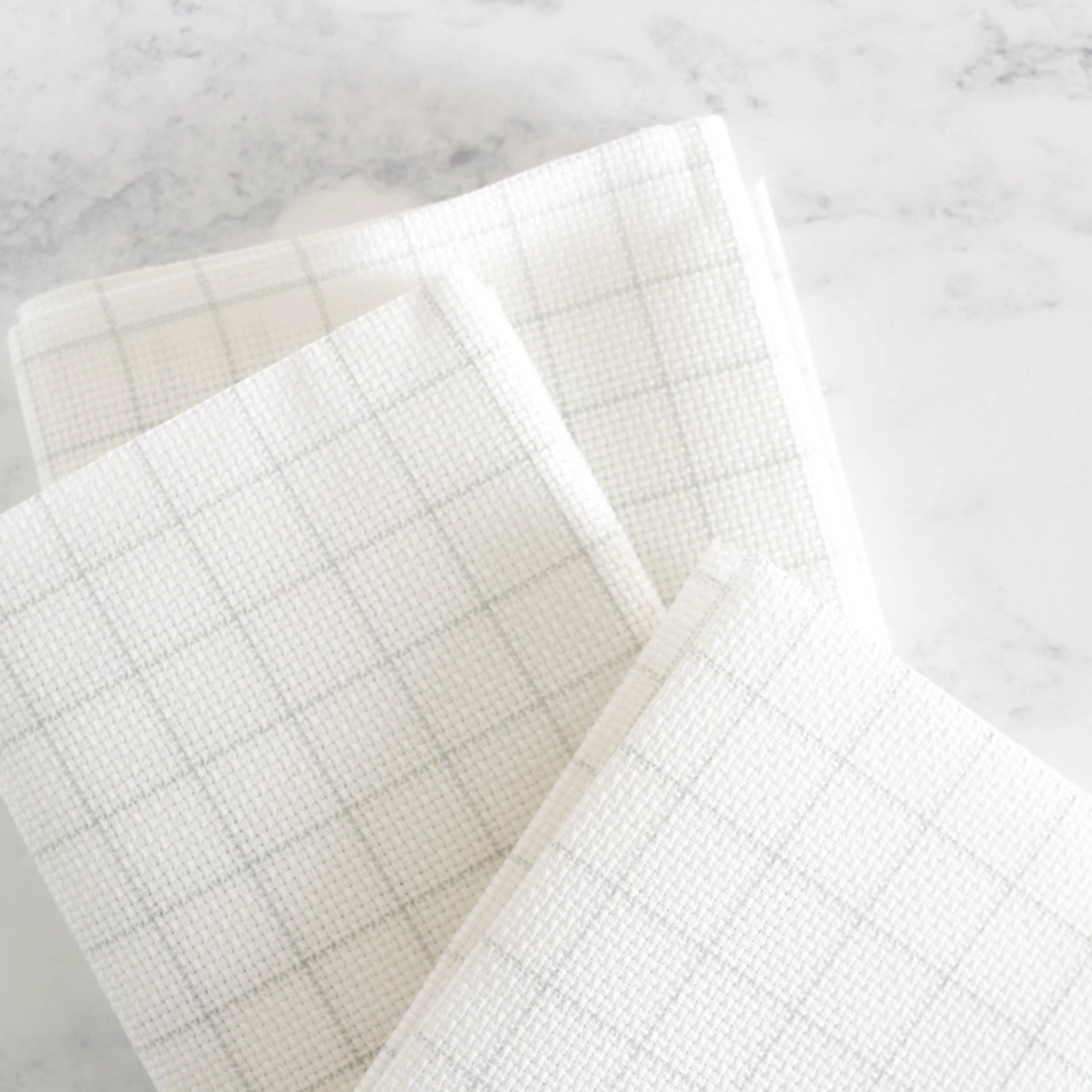 Easy Count Aida Cross Stitch Fabric - White - Image 3