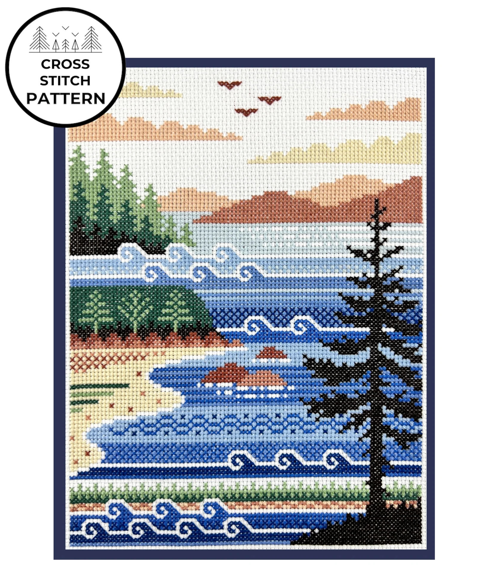 Ecoregions Cross Stitch Pattern Collection - Northeastern Coastal Zone - Image 5