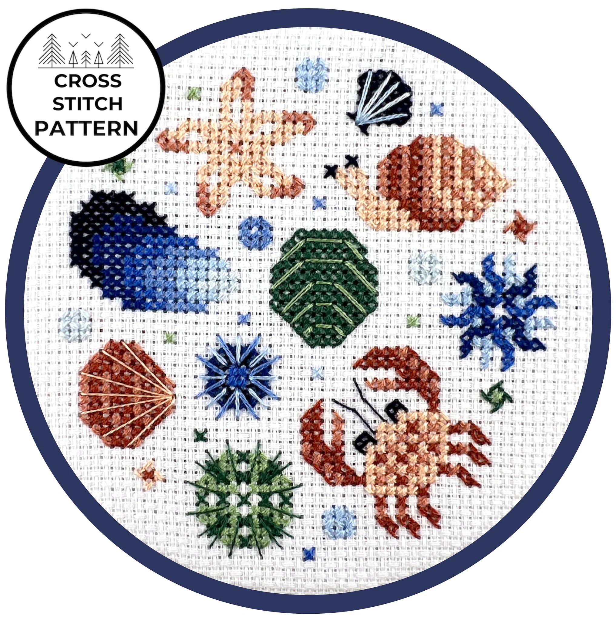 Ecoregions Cross Stitch Pattern Collection - Northeastern Coastal Zone - Image 6
