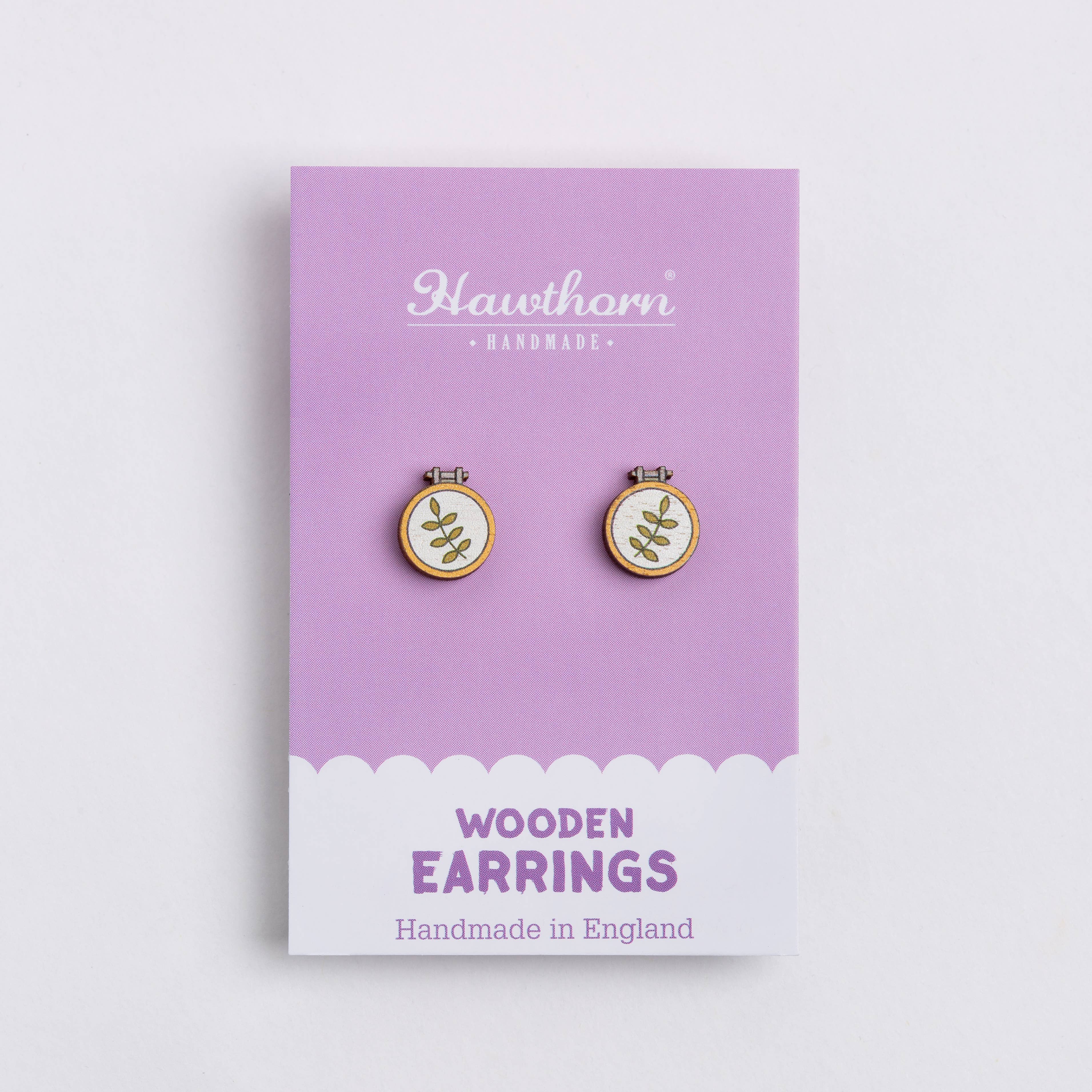 Crafty Earrings - Embroidery Hoops - Image 3