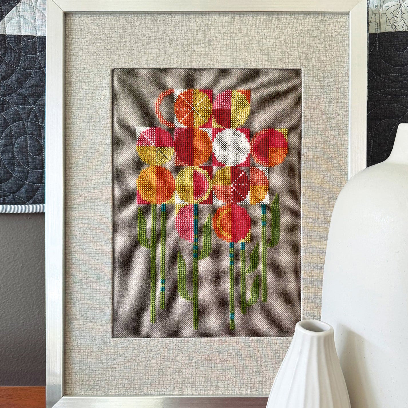 Facing the Sun Cross Stitch Pattern