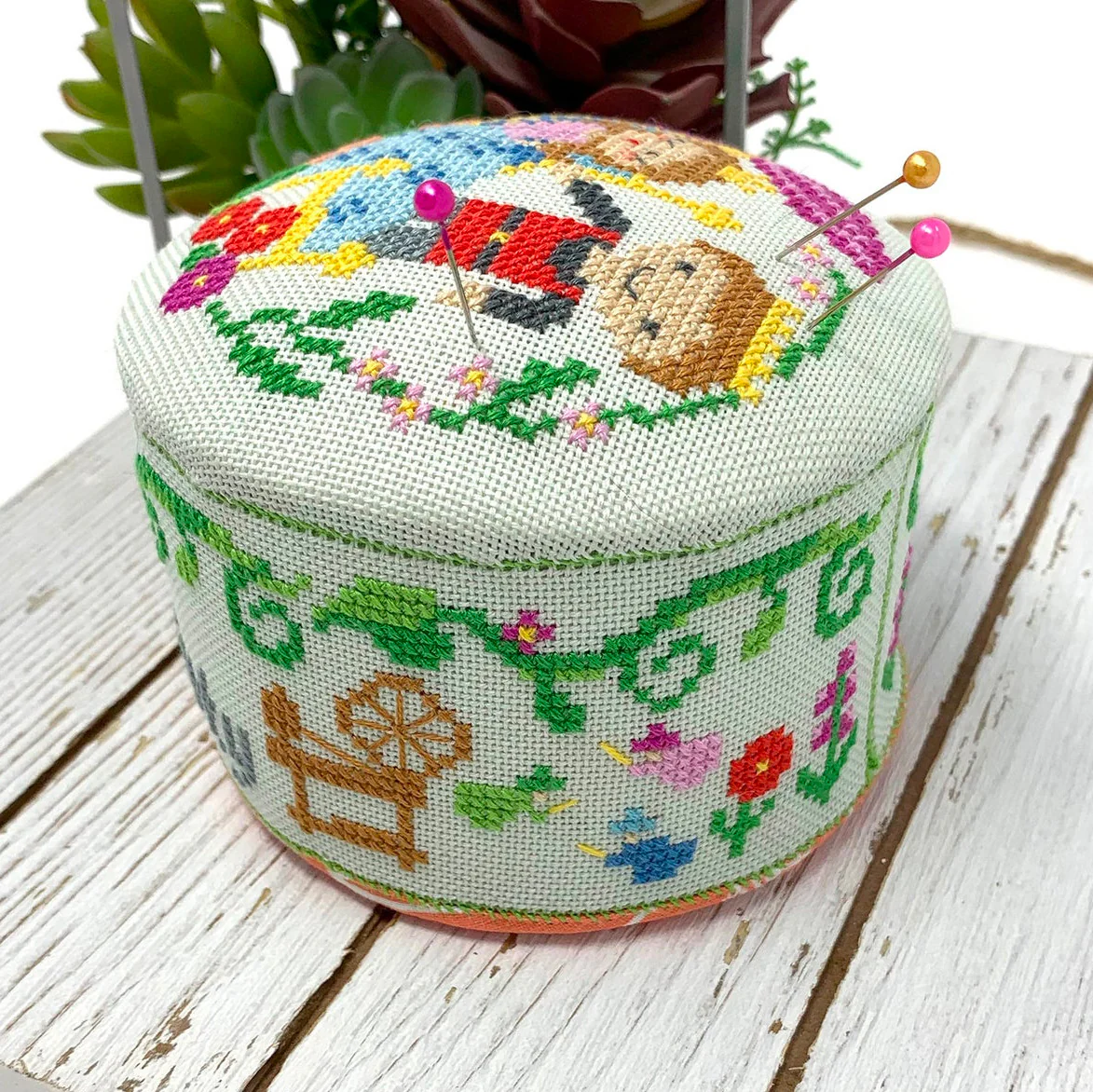 Fairy Tale Pincushion Cross Stitch Pattern - Sleeping Beauty - Image 3