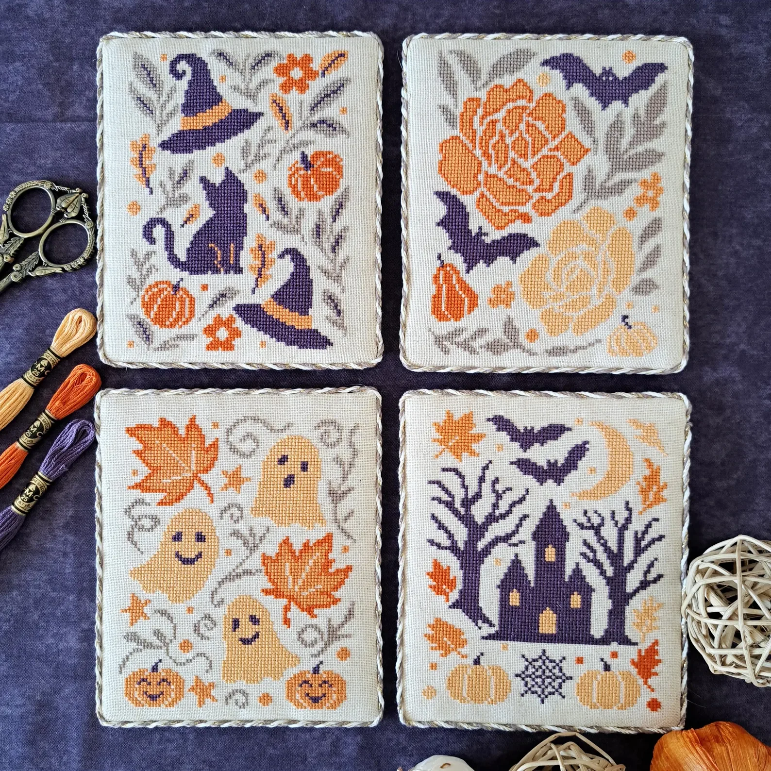 Fall Days Cross Stitch Pattern