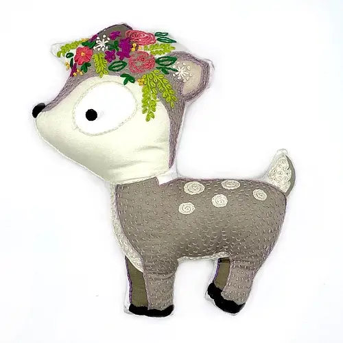 Fawn Stuffie Hand Embroidery Kit