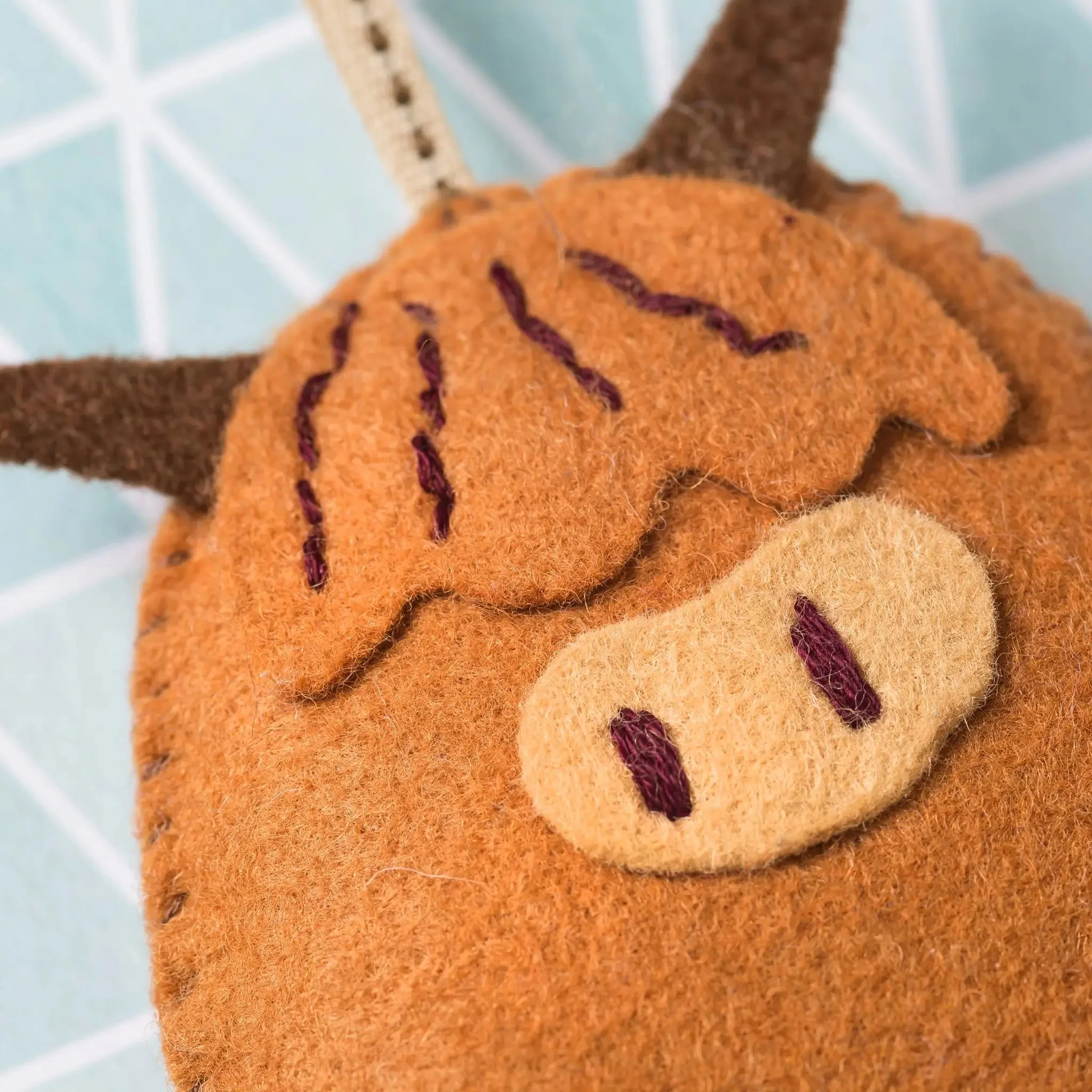 Felt Craft Mini Kit - Highland Cow - Image 2