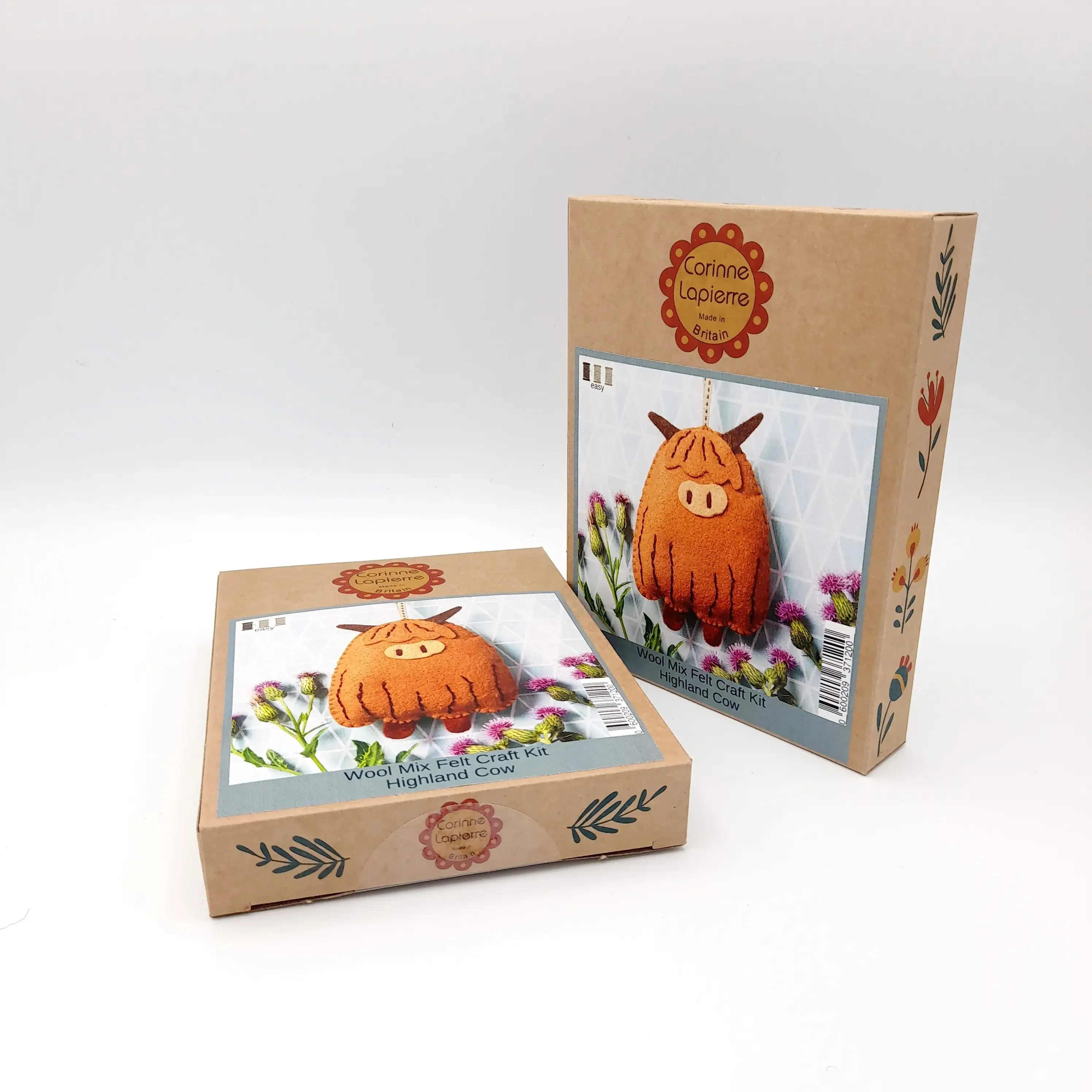 Felt Craft Mini Kit - Highland Cow - Image 4