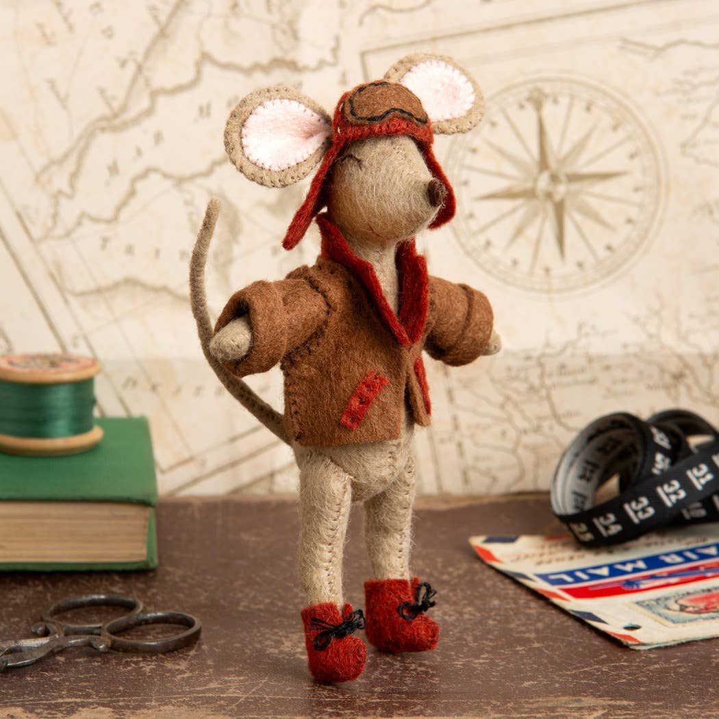 Felt Craft Mini Kit - Little Mouse the Aviator - Image 2