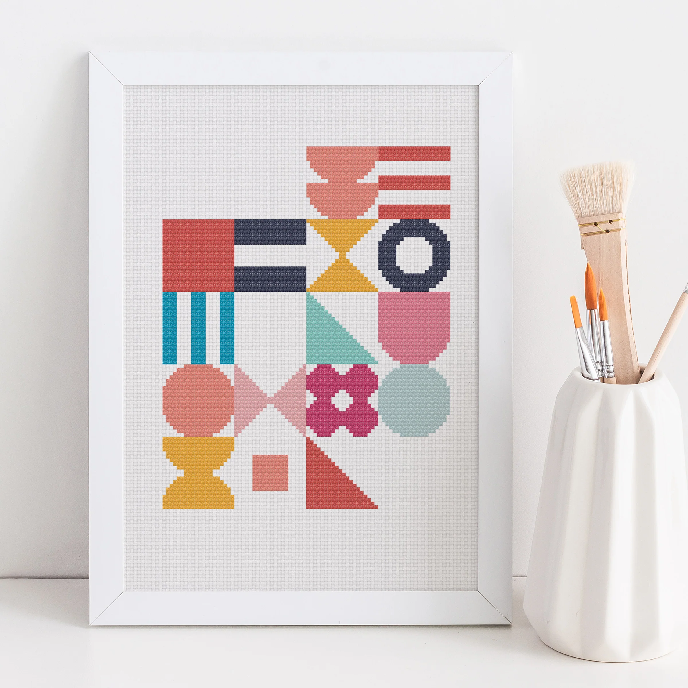 Festival Geometric Cross Stitch Kit - Image 2