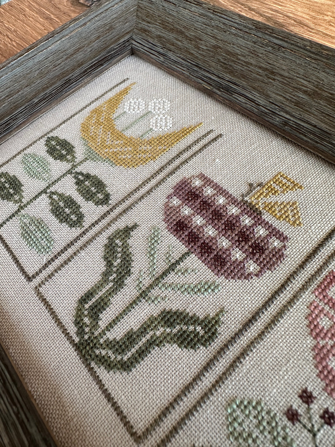 Floral Etching 2 Cross Stitch Pattern - Image 2