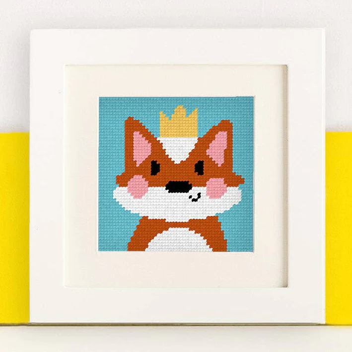 Needlepoint Kit for Kids - Florence, the Fox