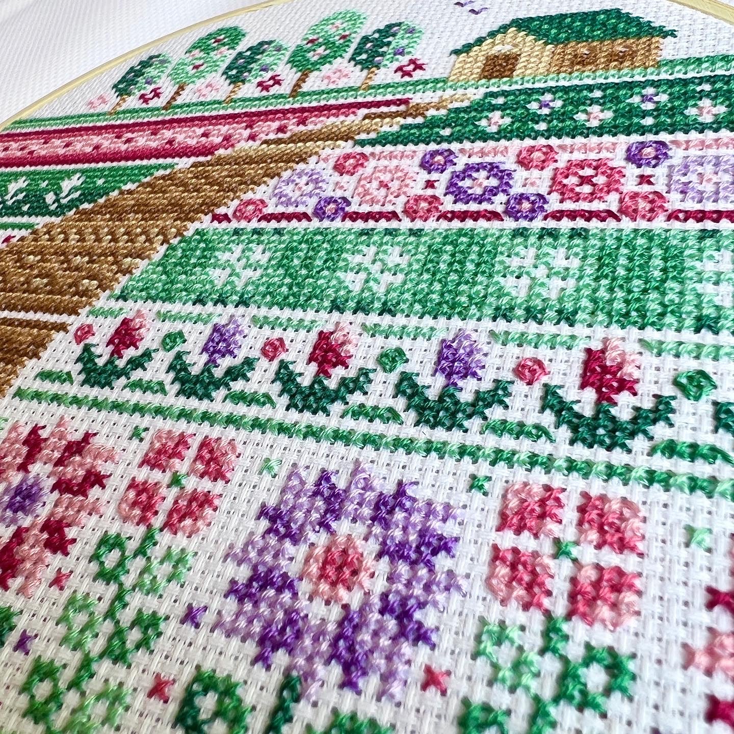Flower Farm Cross Stitch Pattern - Image 3