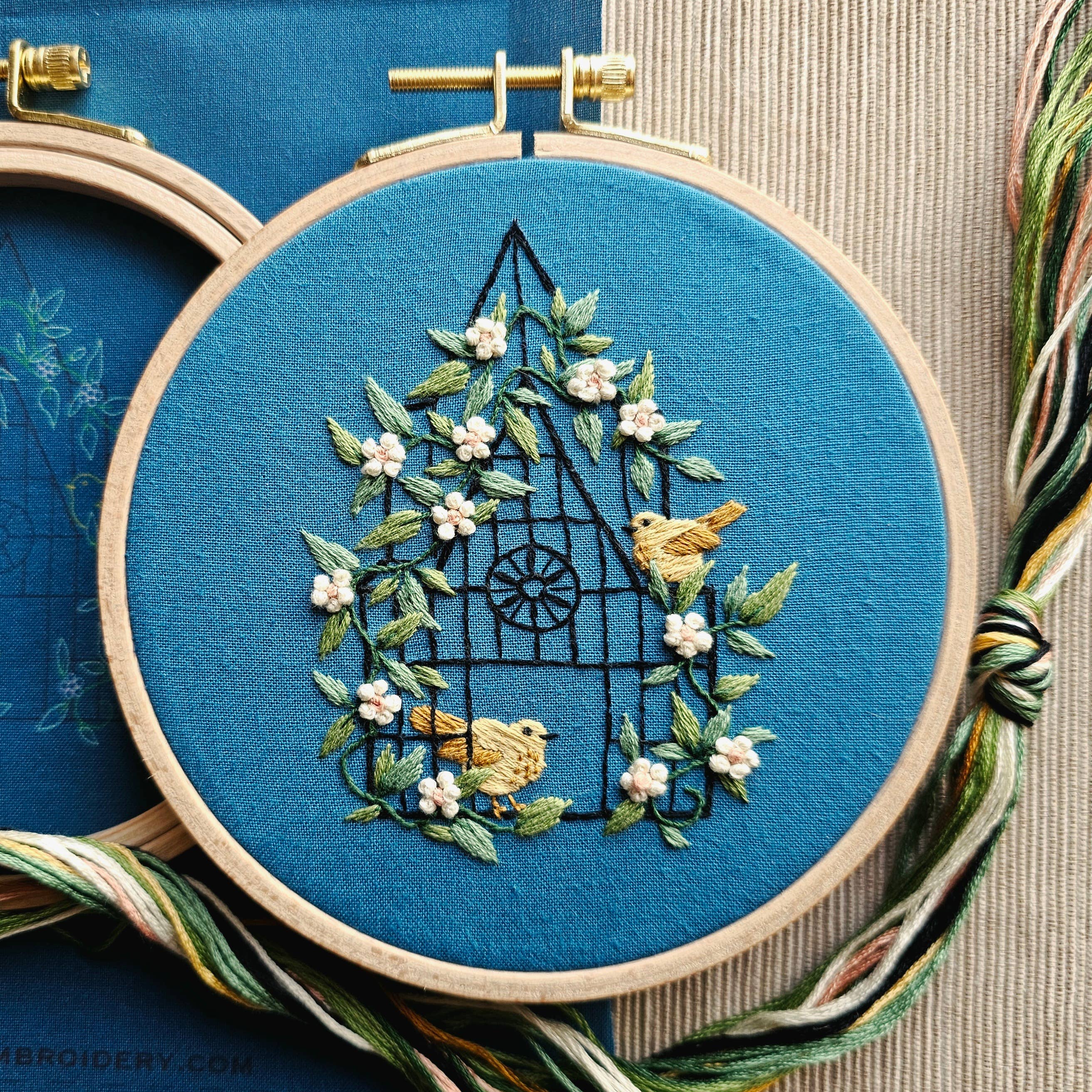 Fly Free Bird Hand Embroidery Kit