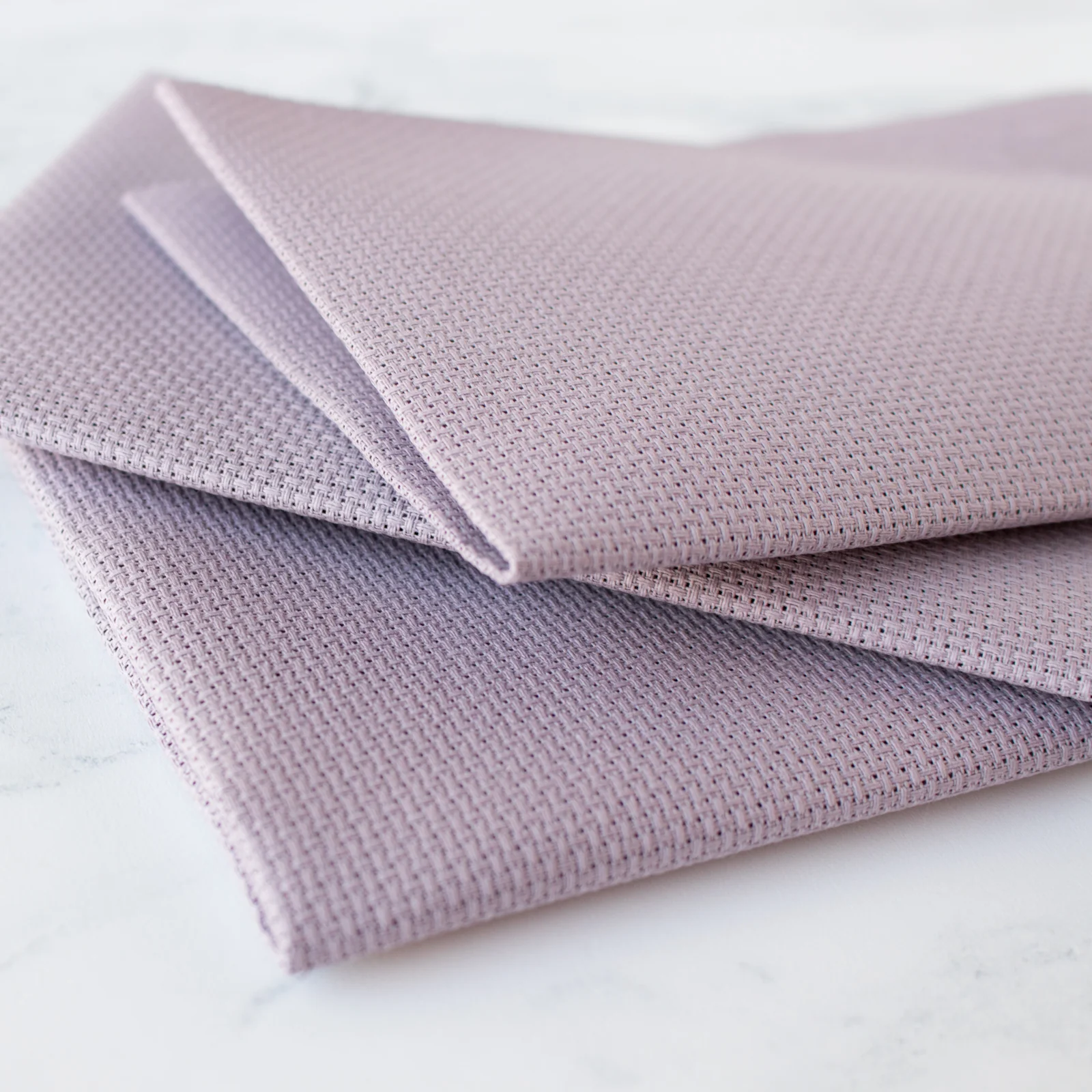 French Country Purple Aida Cross Stitch Fabric - Image 2