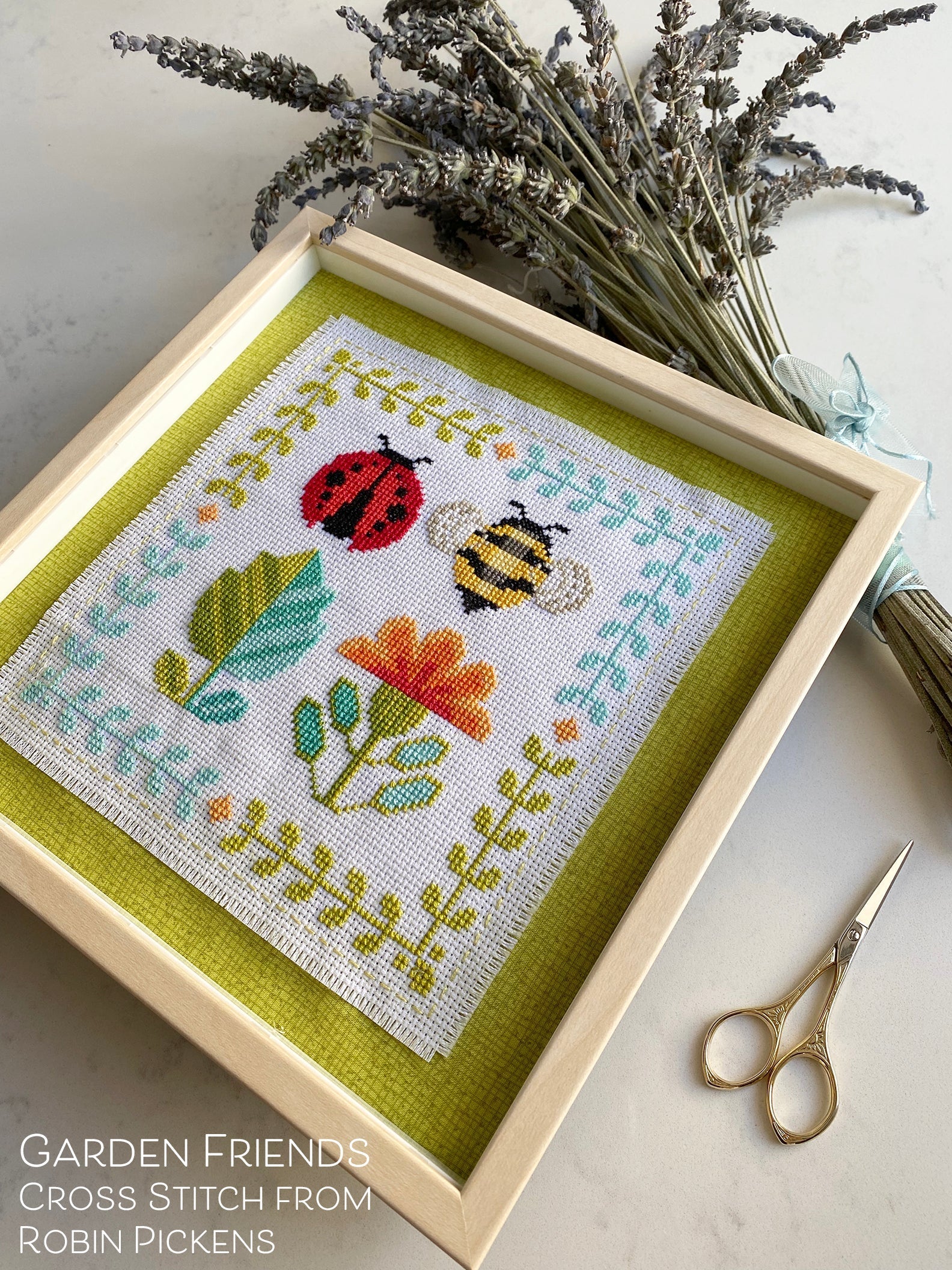 Garden Friends Cross Stitch Pattern - Image 2