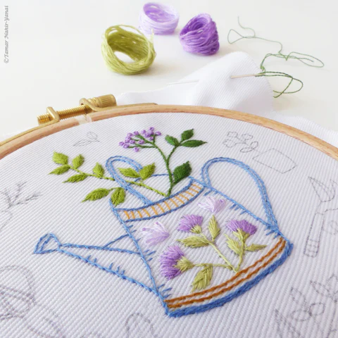 Garden Tools Mini Hand Embroidery Kit - Image 2