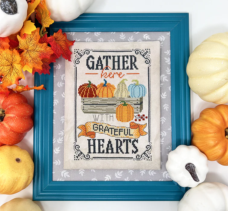 Gather Here Cross Stitch Pattern
