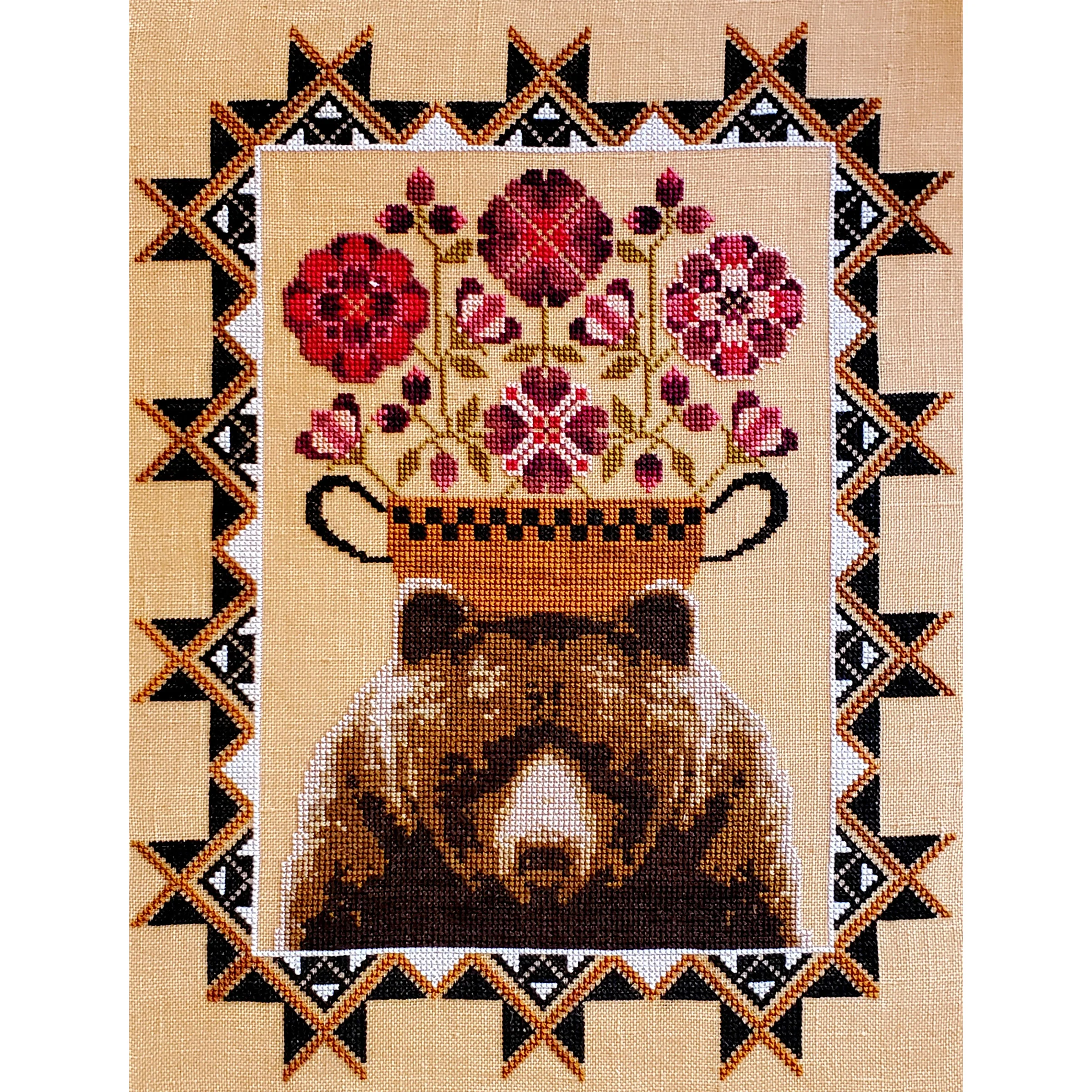 Geraldine's Flowers Cross Stitch Pattern