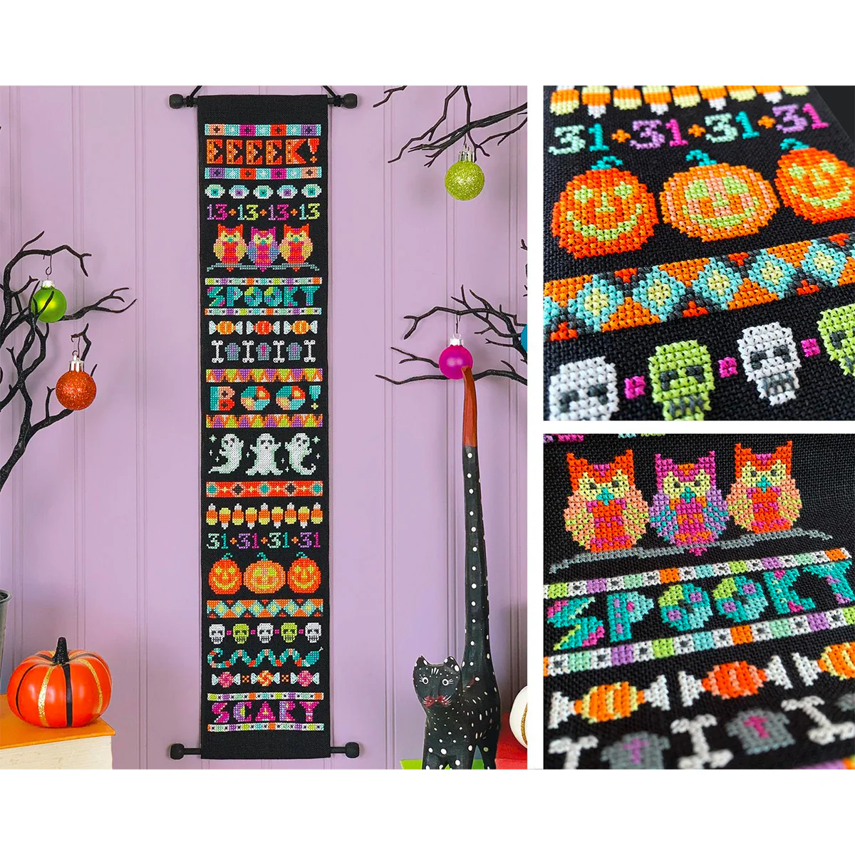 Ghastly Greetings Cross Stitch Pattern - Image 2