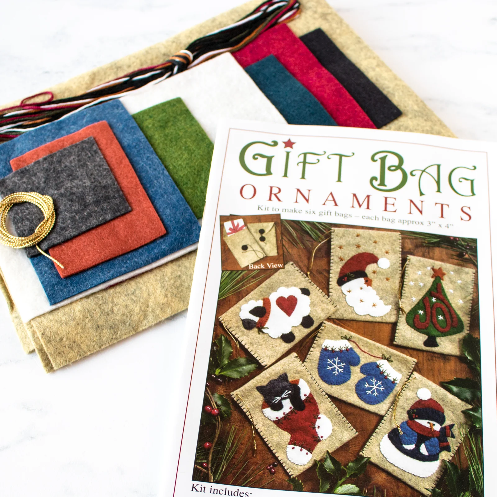 Gift Card Holder Wool Felt Appliqué Kit - Image 4