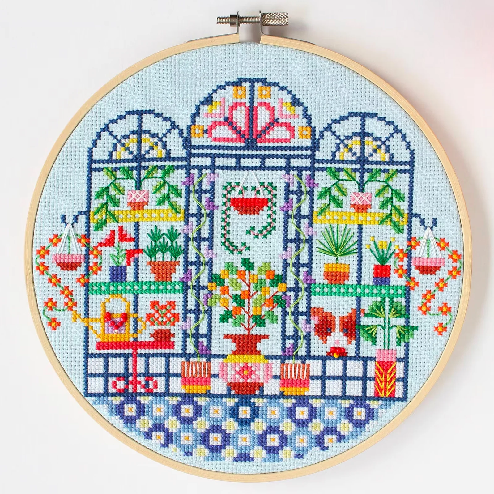 Gloria's Greenhouse Cross Stitch Kit (Murder Mystery Series) - Image 4