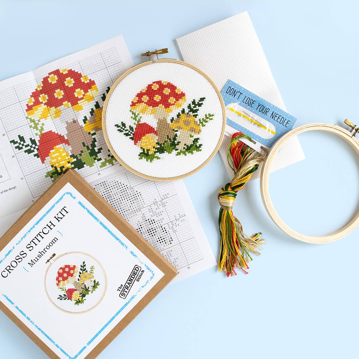 Gnome Cross Stitch Kit - Image 3