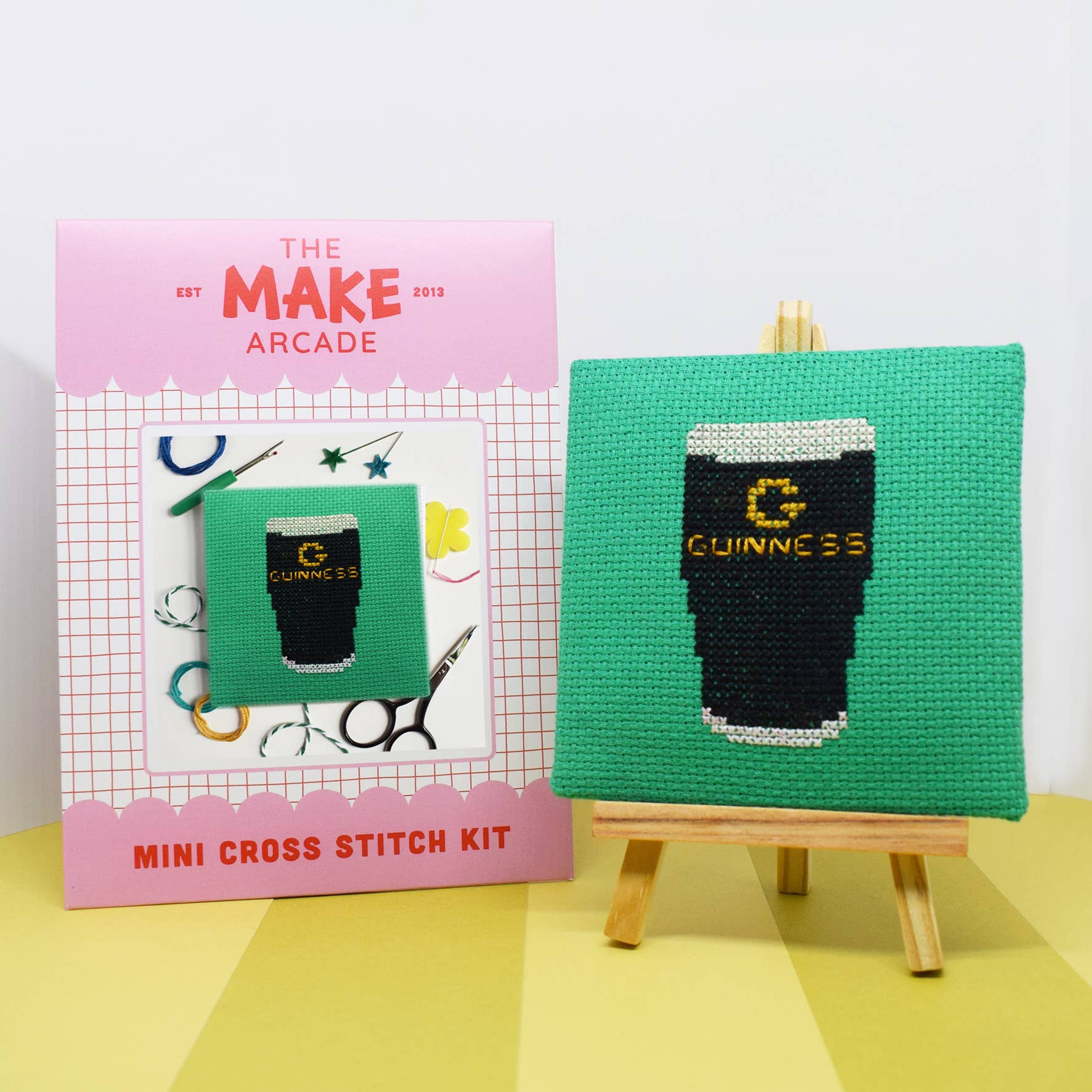Guinness Mini Cross Stitch Kit - Image 2