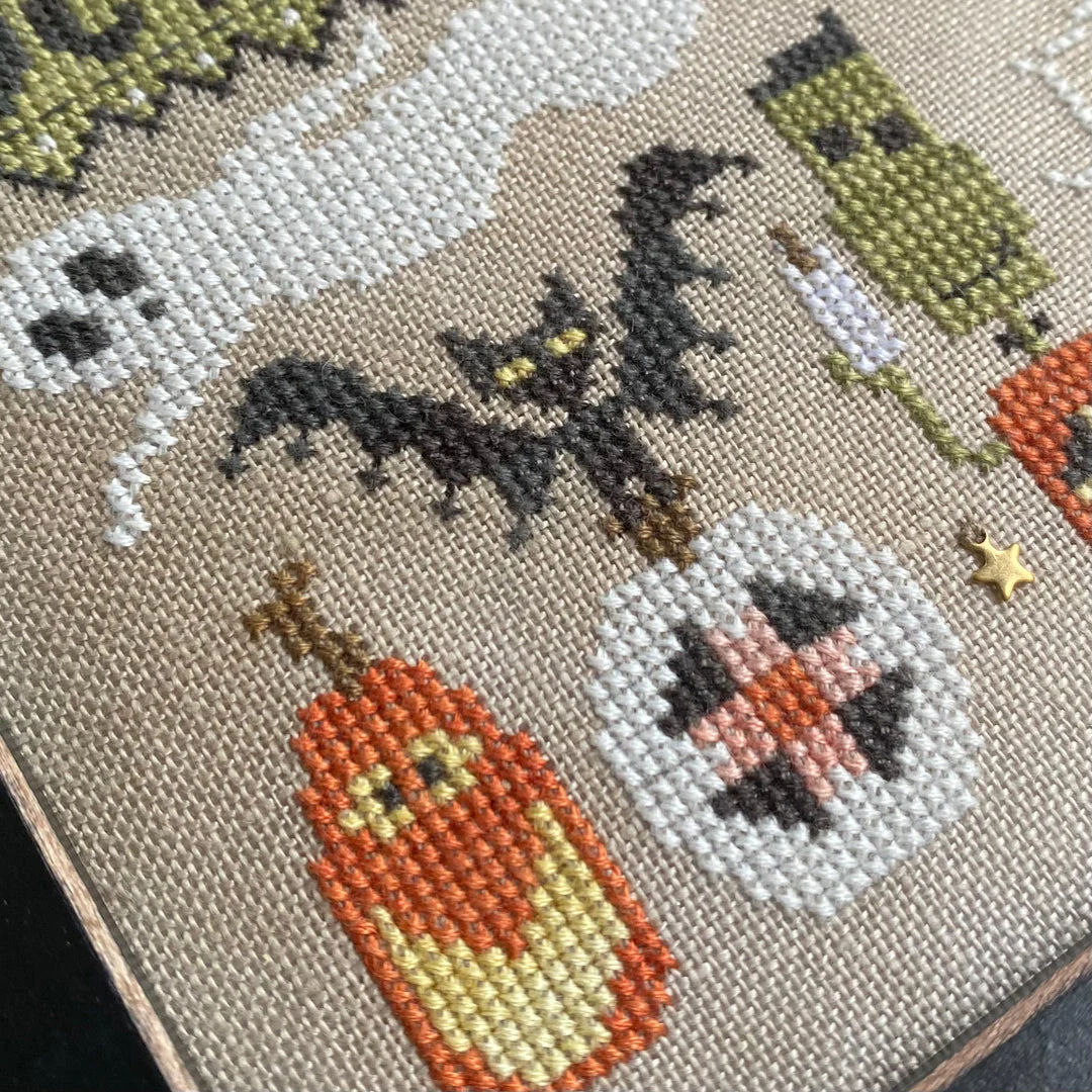 Halloween Doodles Cross Stitch Pattern - Image 2