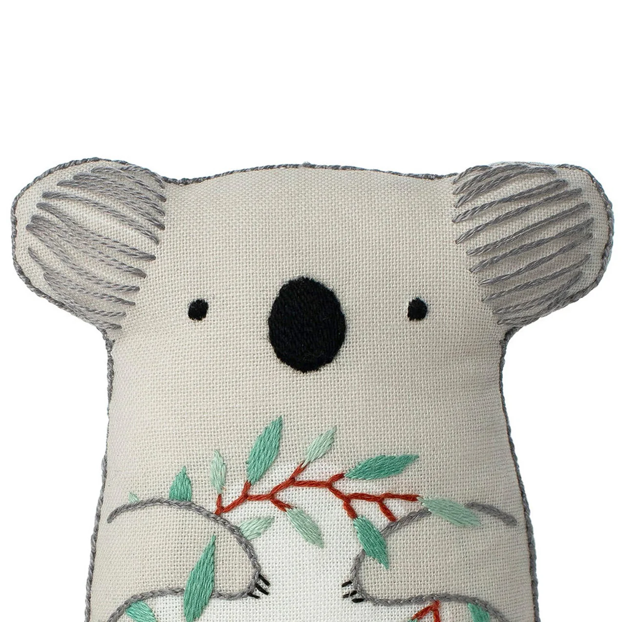 Hand Embroidered Plushie Doll Kit - Koala