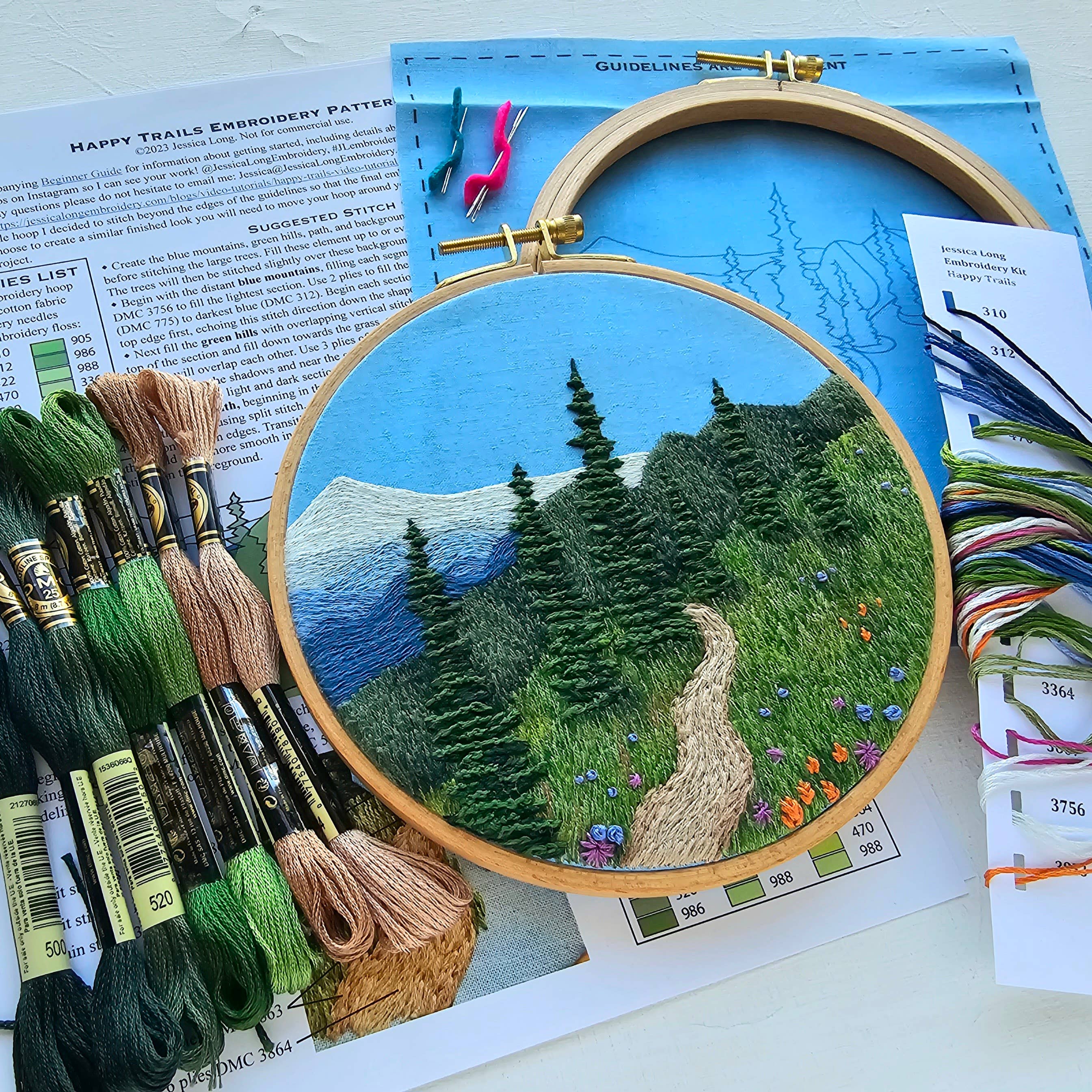 Happy Trails Hand Embroidery Kit - Image 3