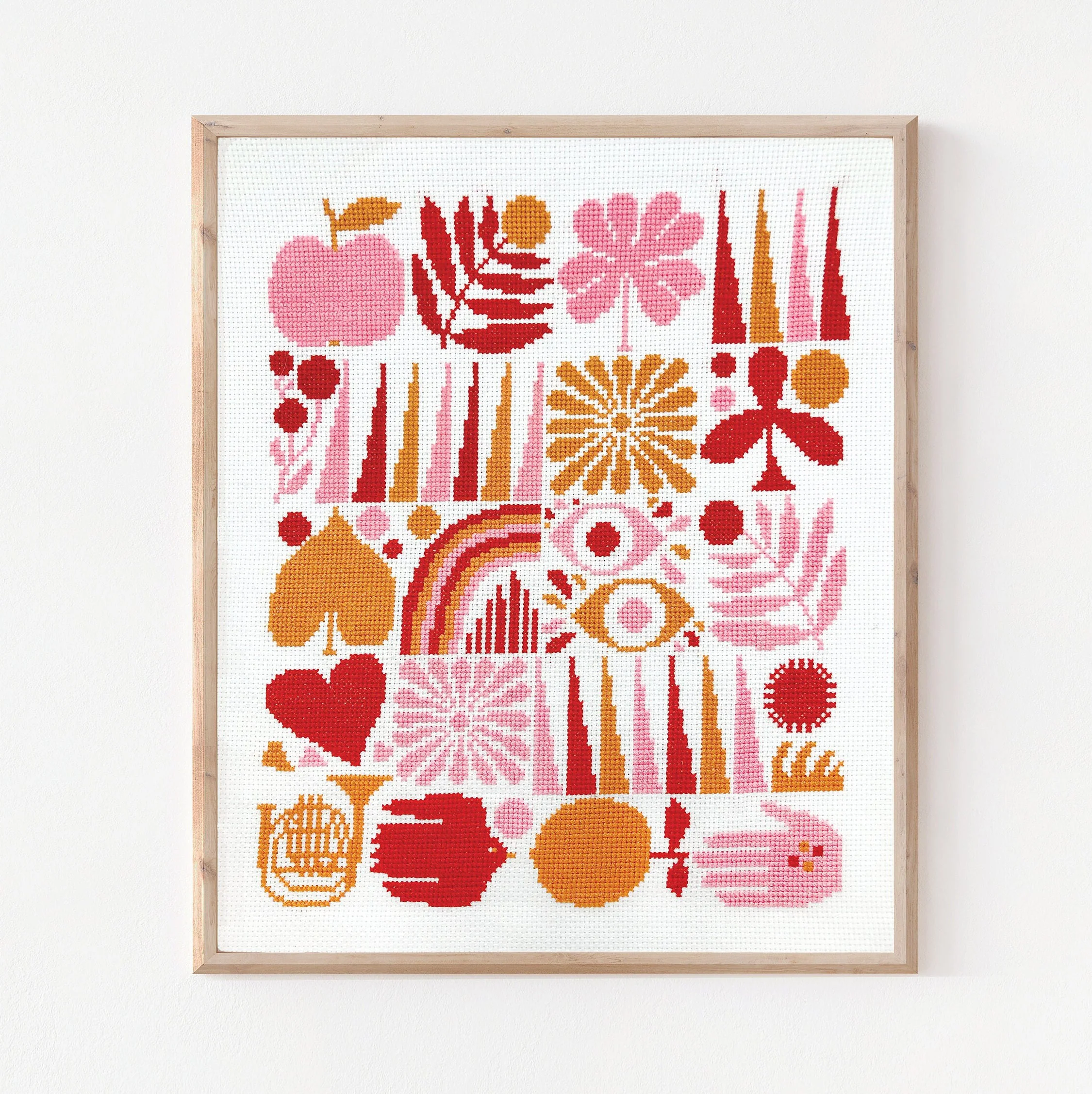 Harvest Grid Cross Stitch Kit