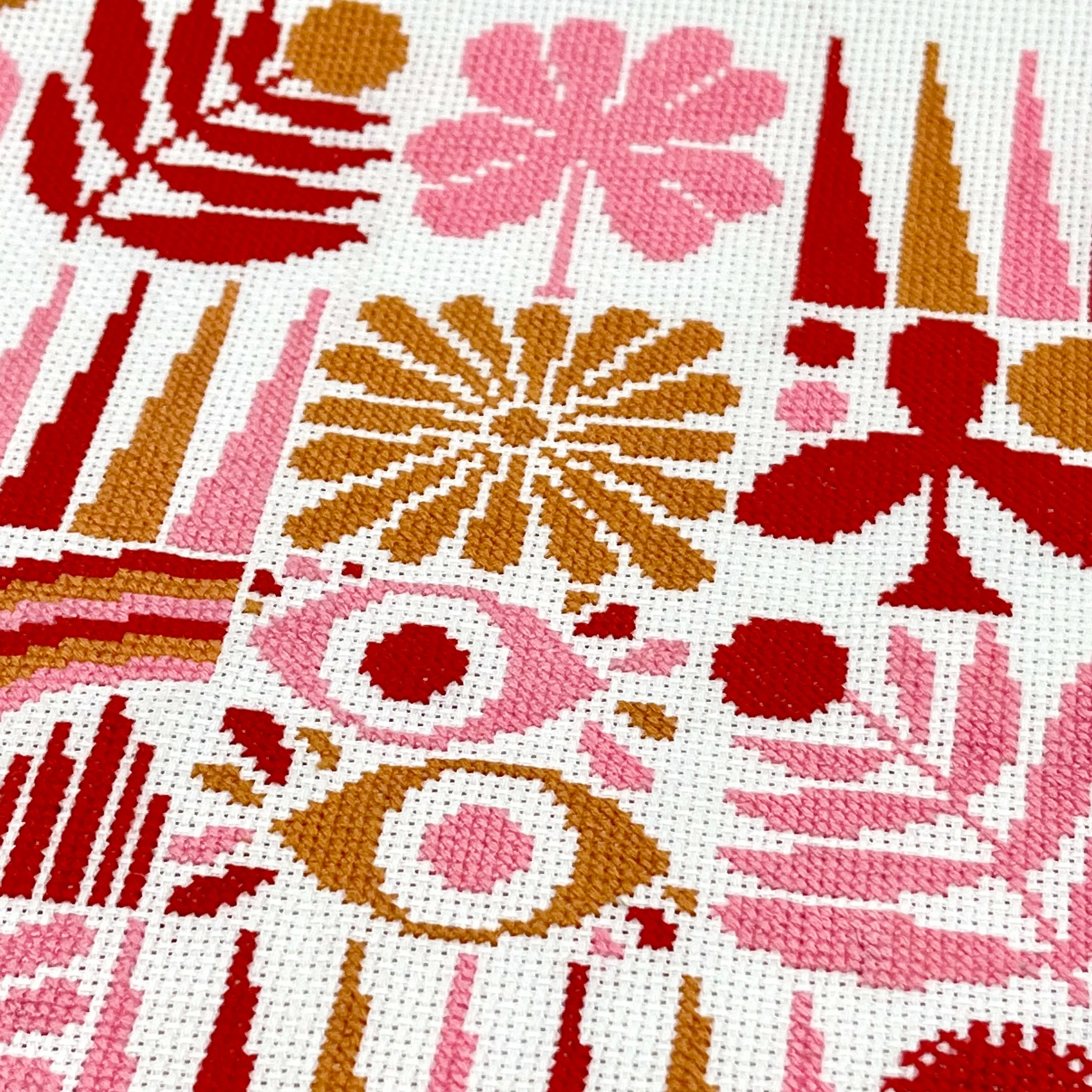 Harvest Grid Cross Stitch Kit - Image 2