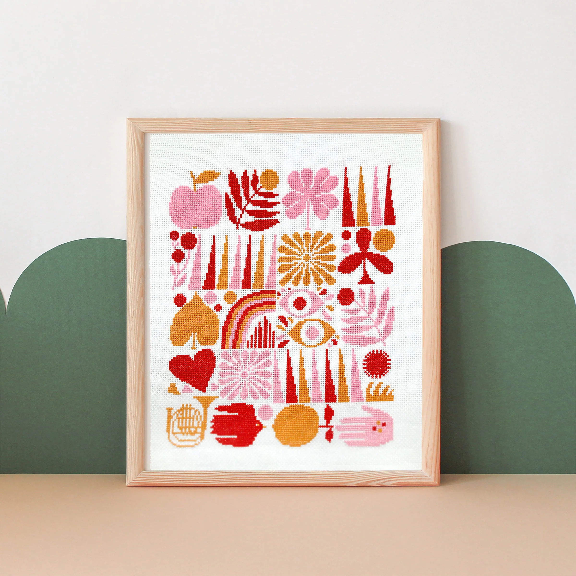 Harvest Grid Cross Stitch Kit - Image 4
