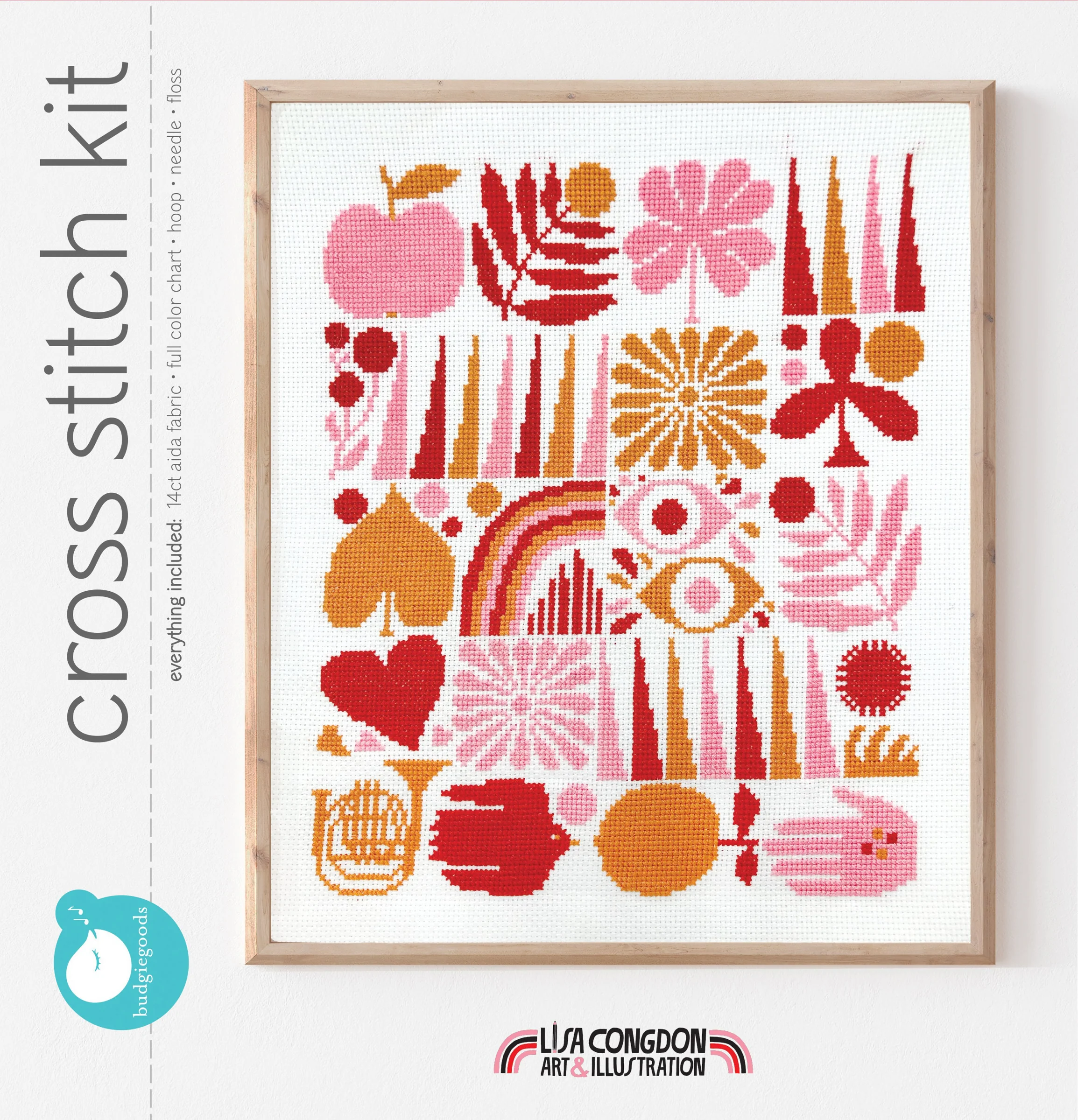Harvest Grid Cross Stitch Kit - Image 6