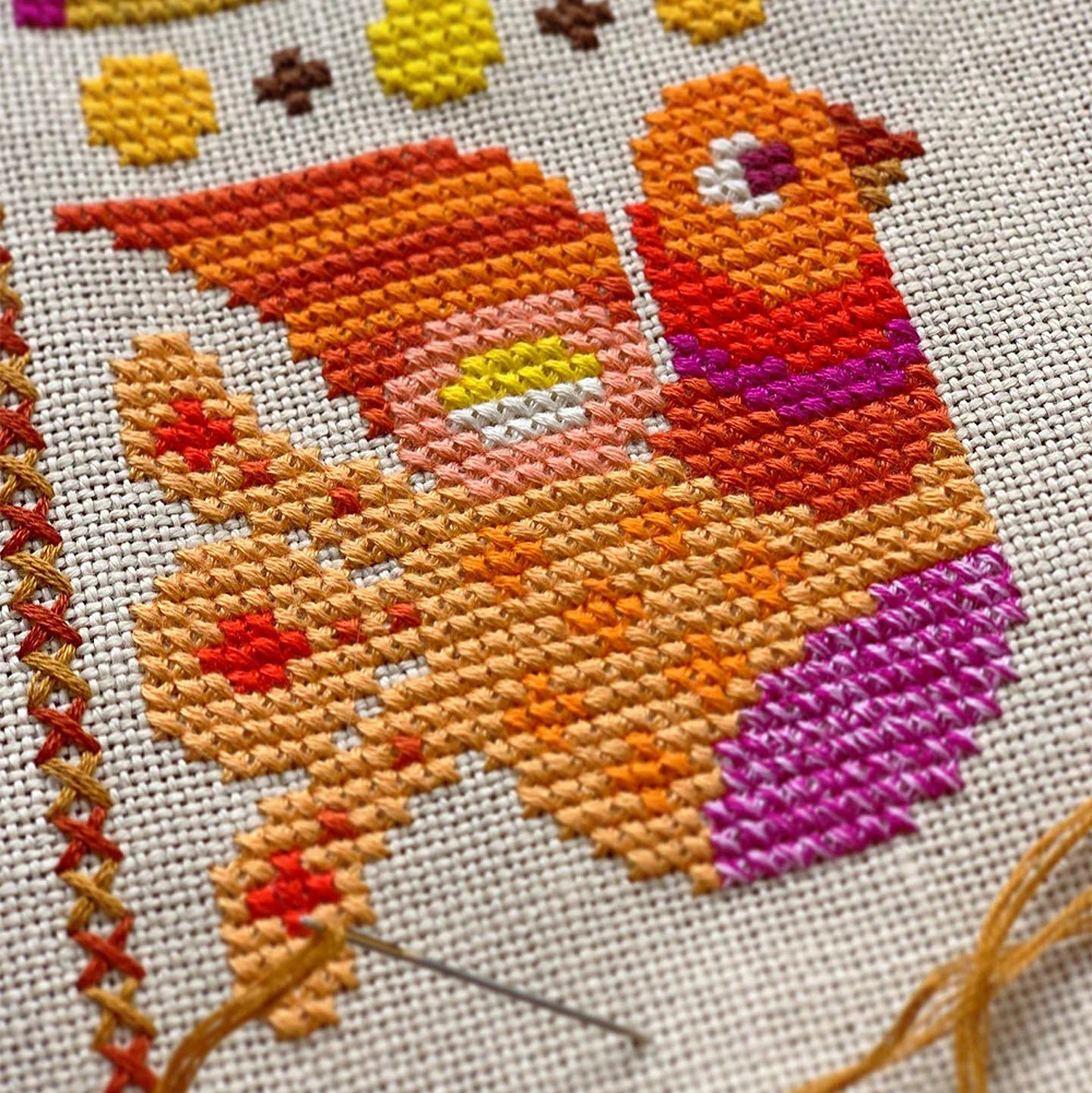 Heat Wave Cross Stitch Pattern - Image 2