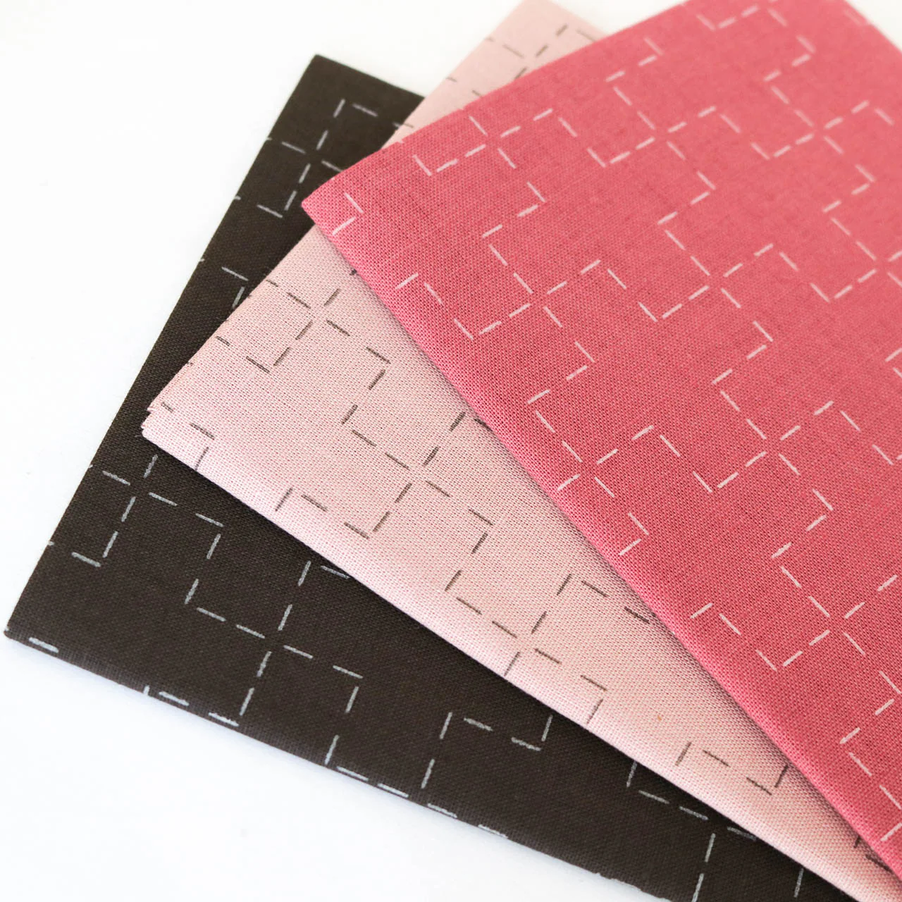 Hidamari Preprinted Sashiko Cloth - Juji-tsunagi (Linked Crosses) - Image 5