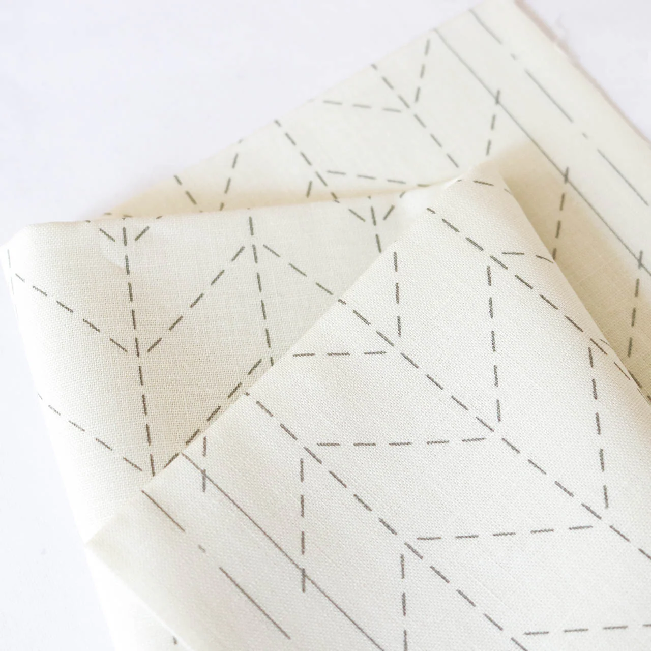 Hidamari Preprinted Sashiko Cloth - Sugiaya (Herringbone) - Image 2