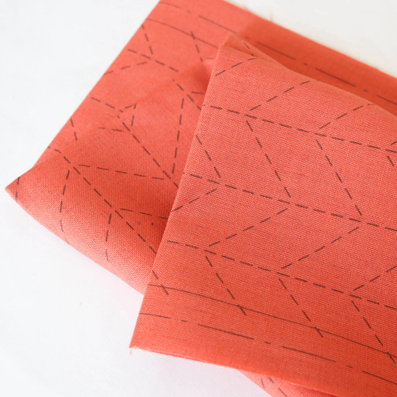 Hidamari Preprinted Sashiko Cloth - Sugiaya (Herringbone) - Image 4