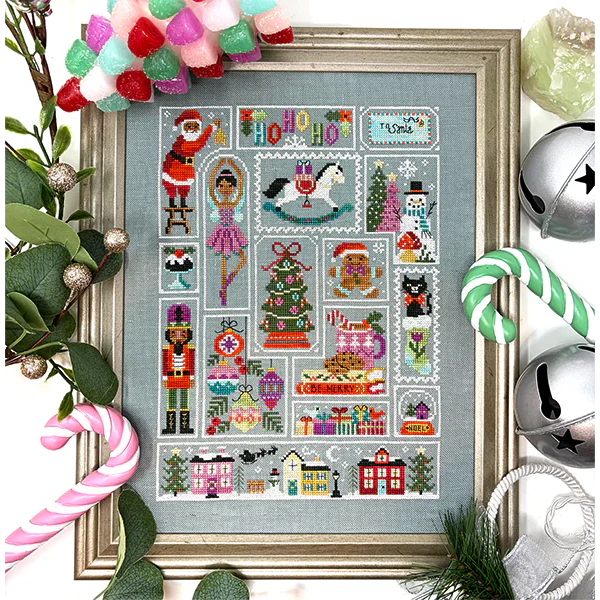 Ho Ho Holiday Cross Stitch Pattern