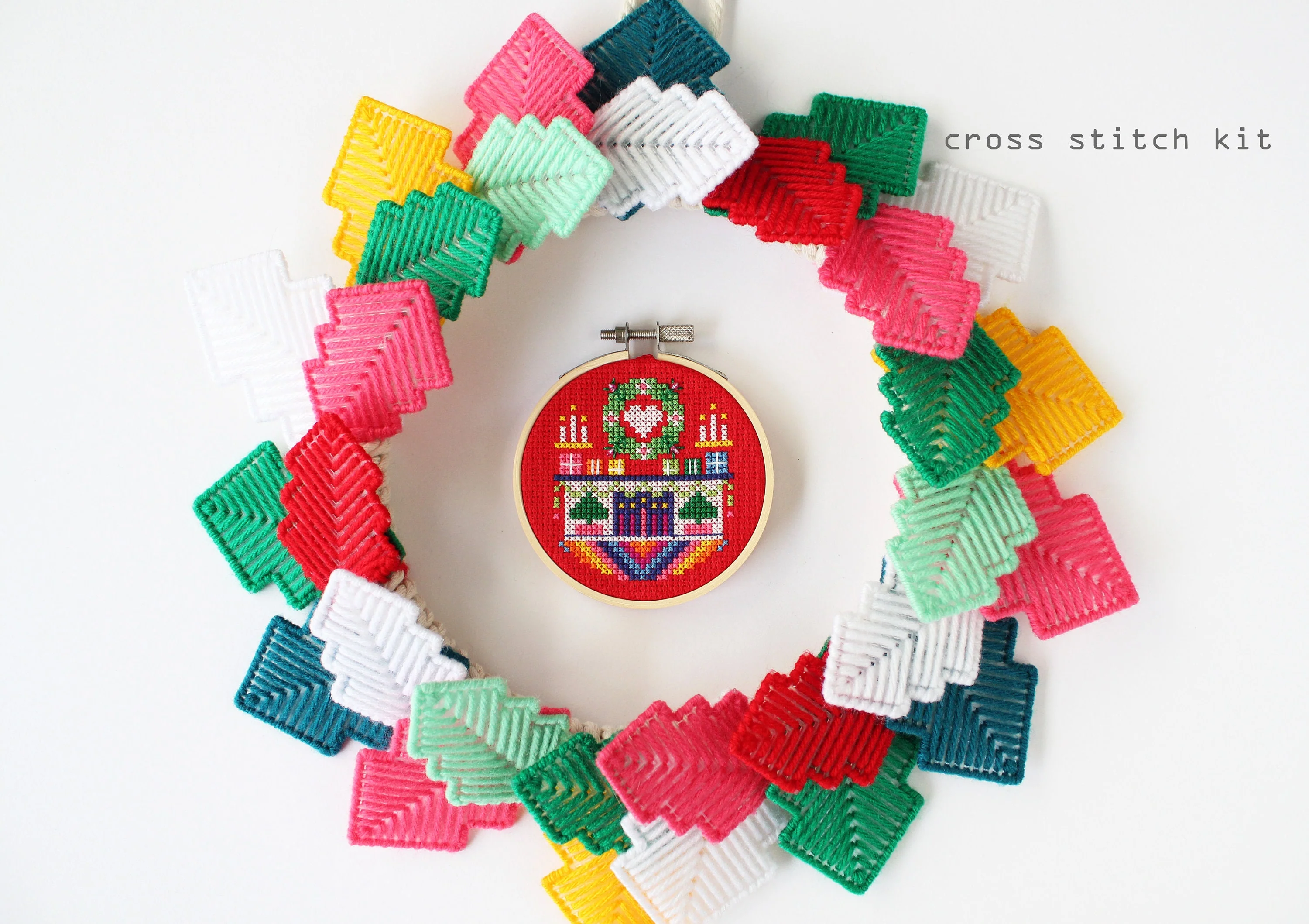 Holiday Hearth Cross Stitch Kit - Image 2