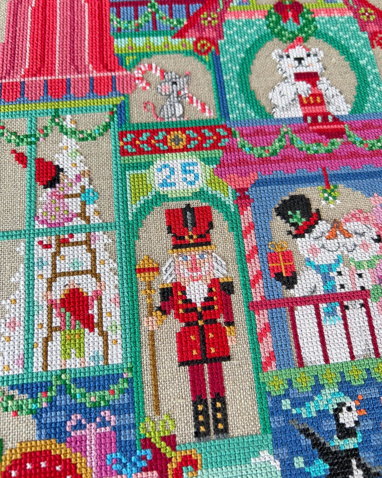 Holiday House Cross Stitch Pattern - Image 2