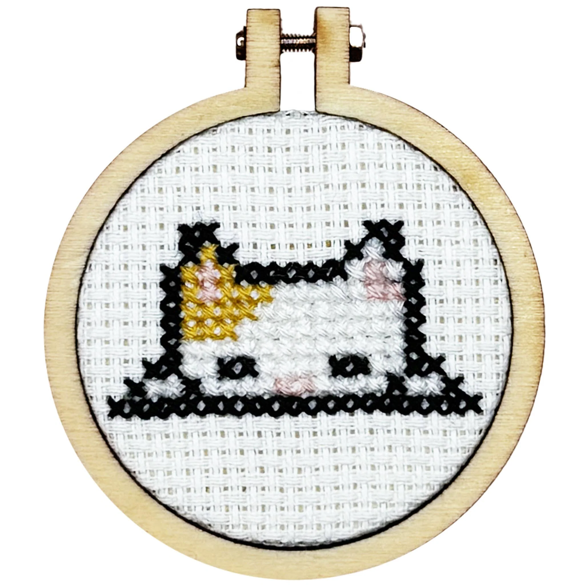 Mini Matchbox Cross Stitch Kit - How Are You Feline - Image 4