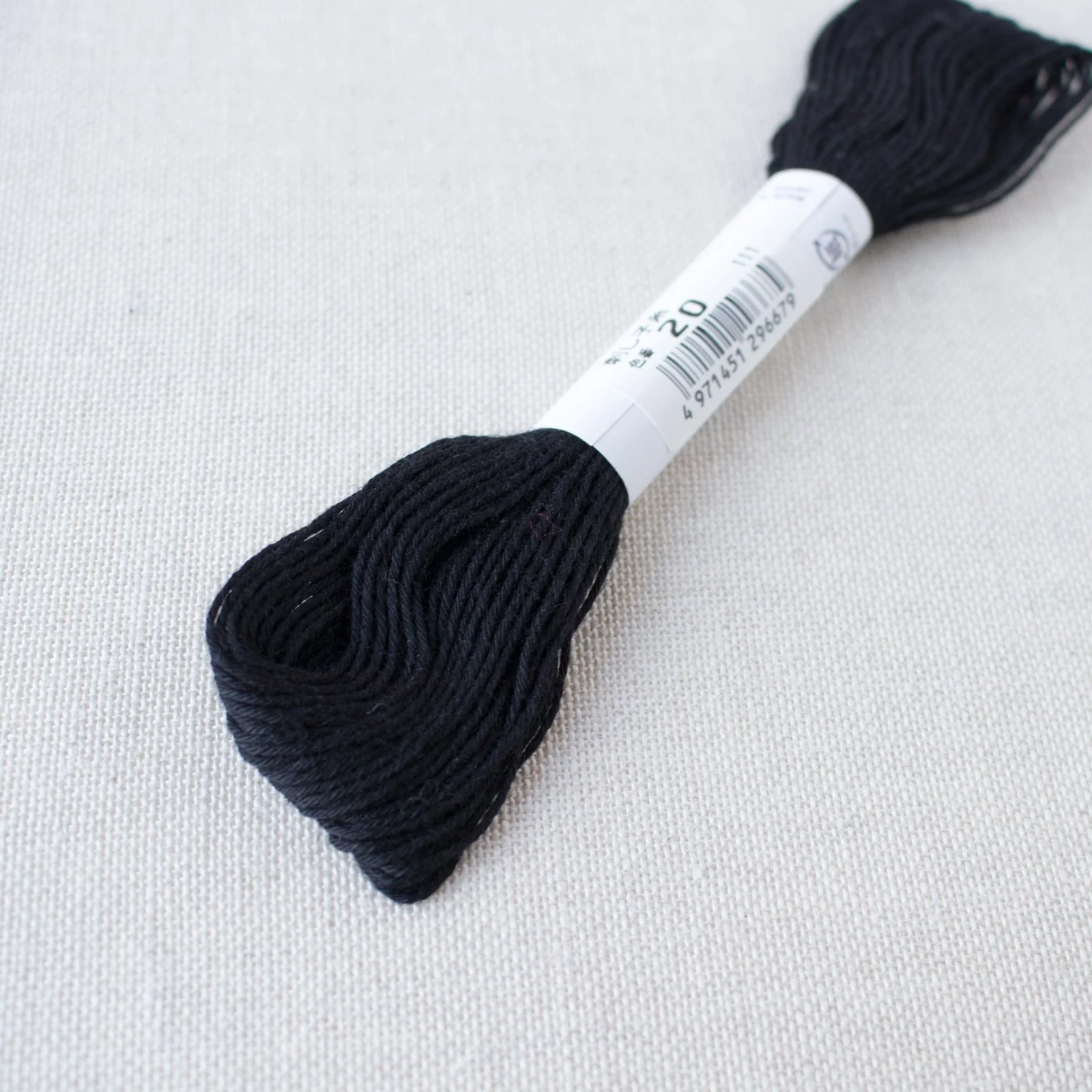 Japanese Sashiko Thread - Black (#20) - Image 3