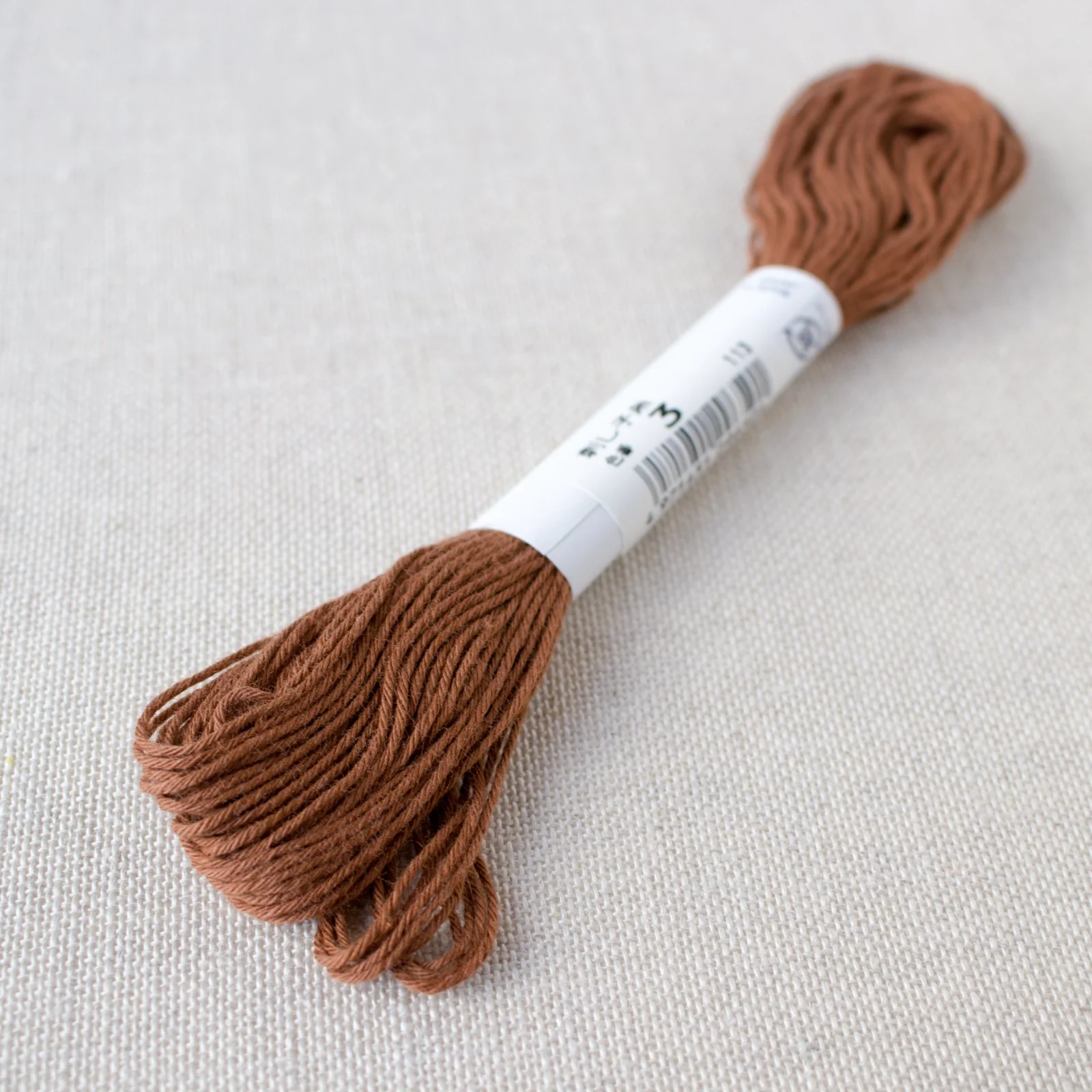 Japanese Sashiko Thread - Brown (#3) - Image 3