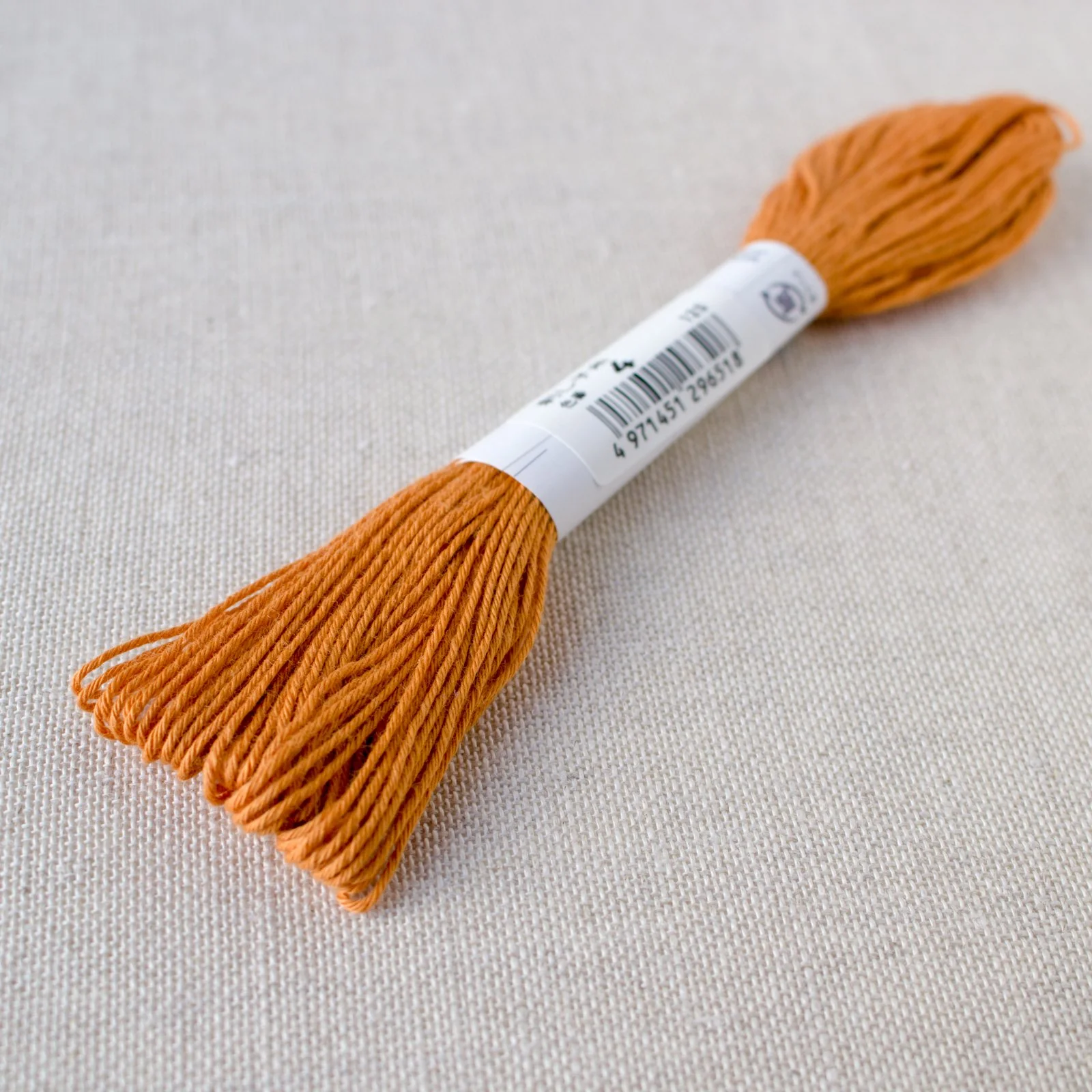 Japanese Sashiko Thread - Carrot Orange (#4) - Image 3