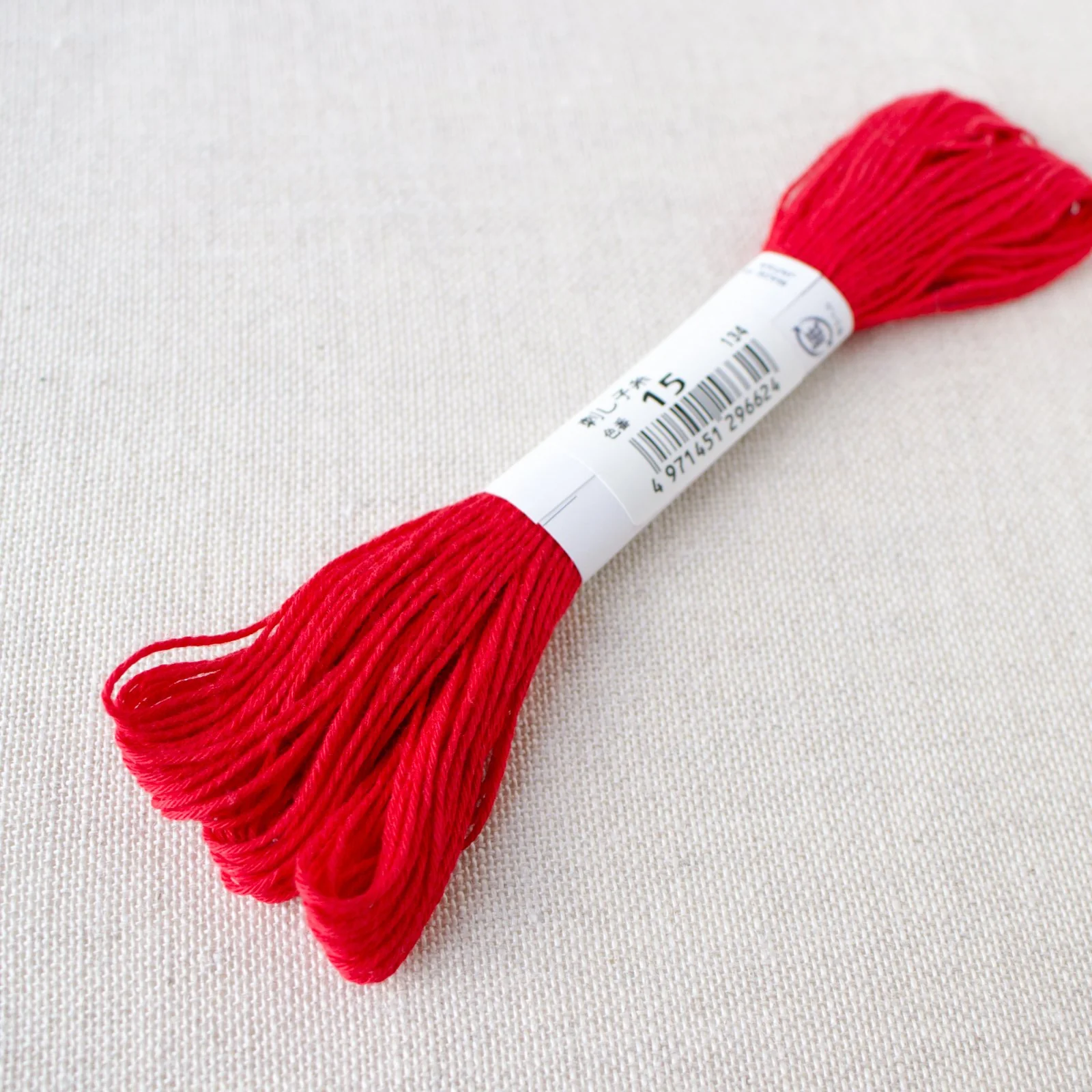 Japanese Sashiko Thread - Red (#15) - Image 3
