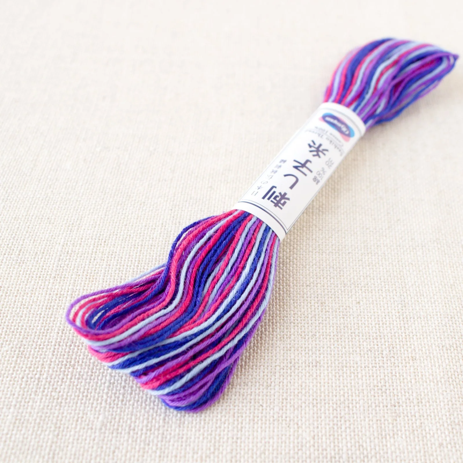 Japanese Sashiko Thread - Variegated Purple (#76) - Image 3