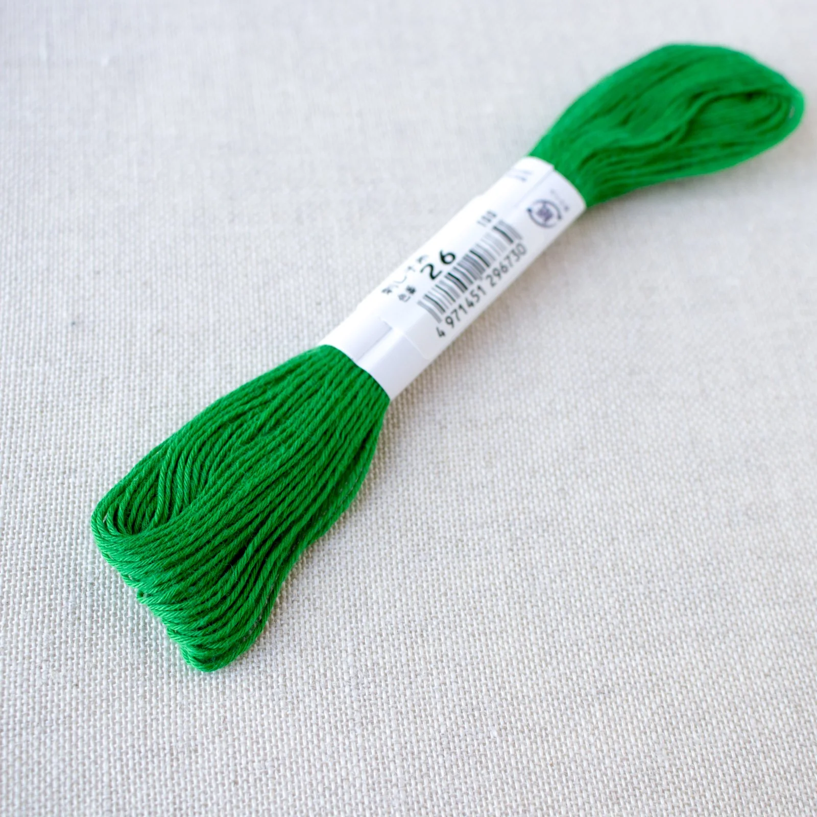 Japanese Sashiko Thread - Virdian Green (#26) - Image 3