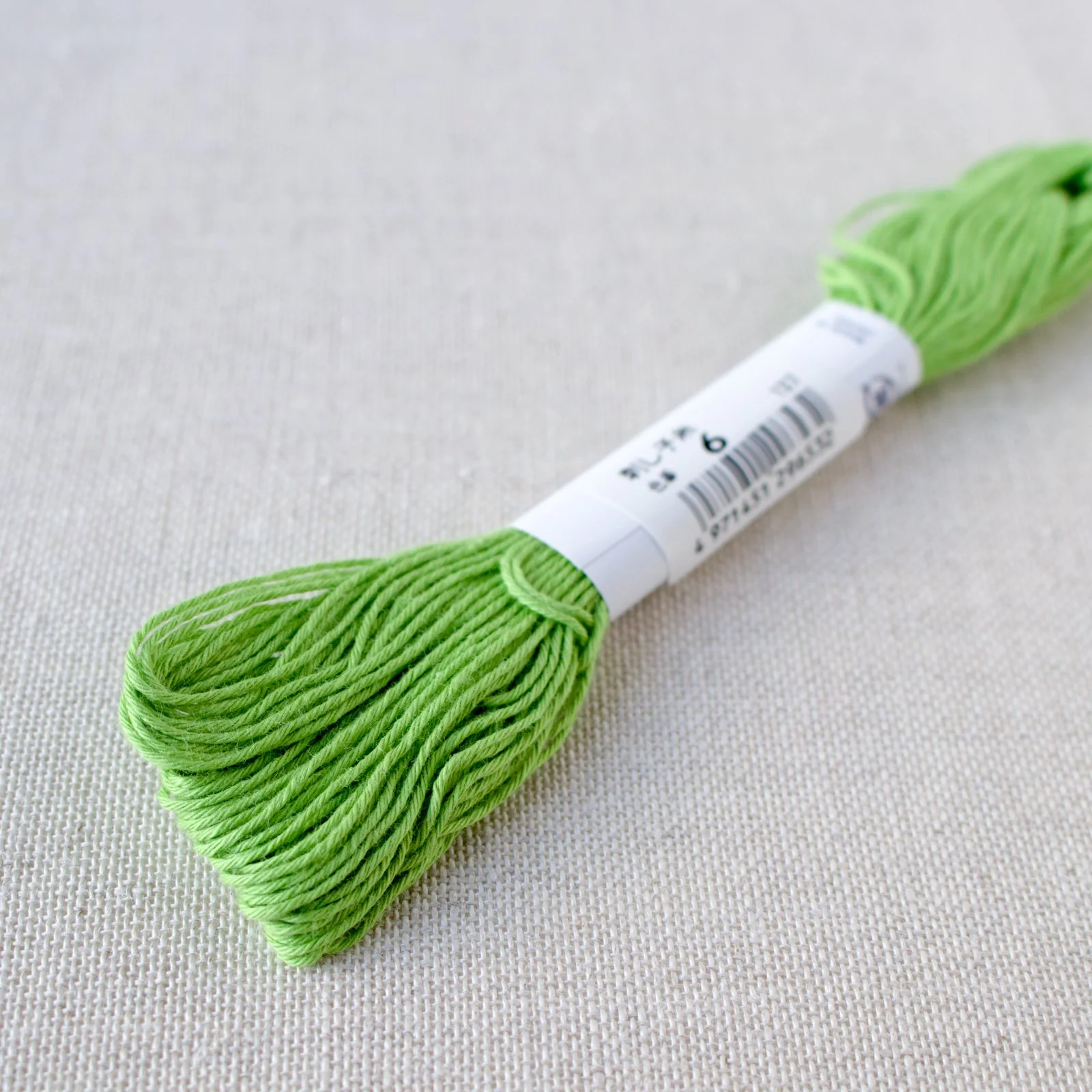 Japanese Sashiko Thread - Yellowish Green (#6) - Image 3